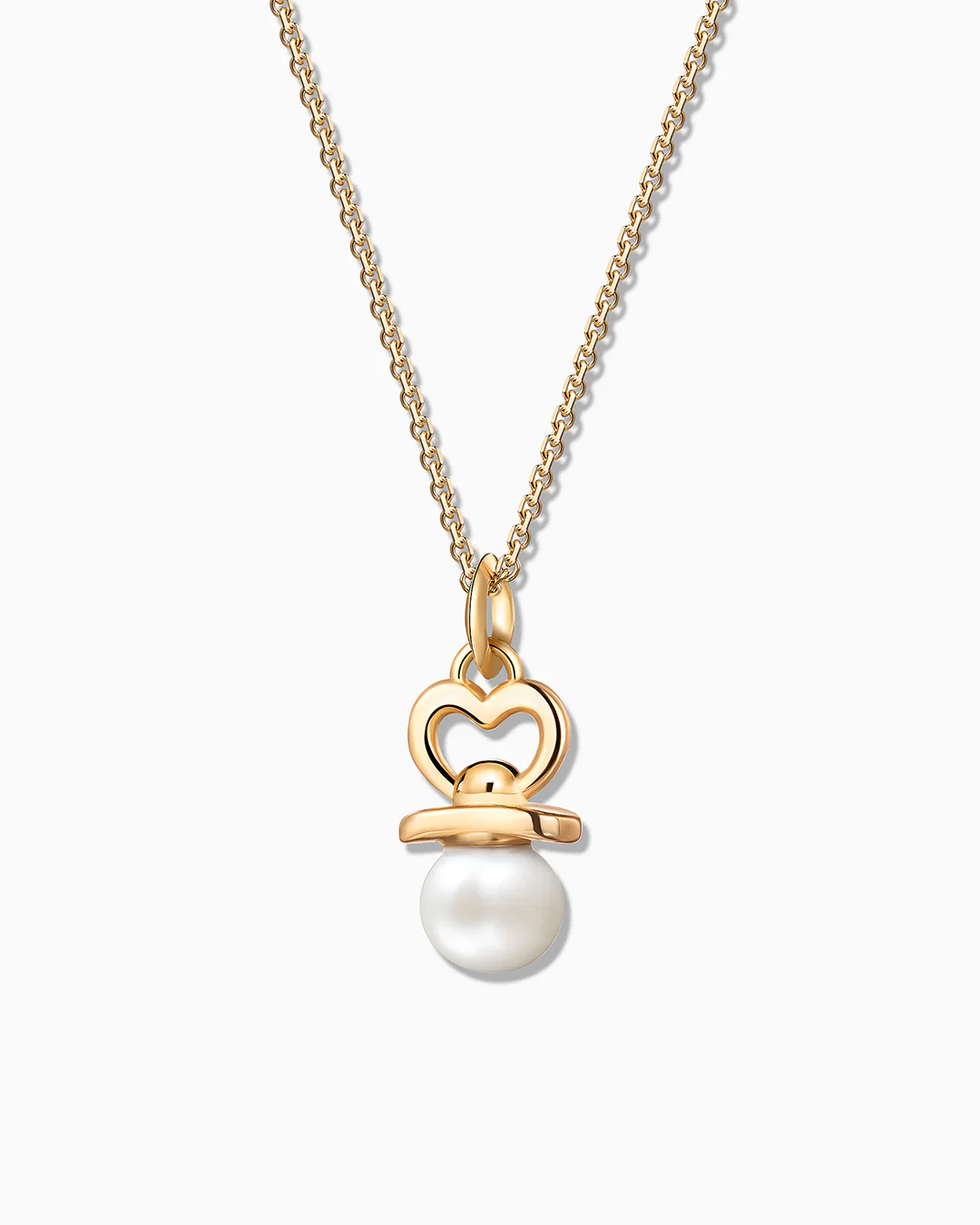 Charm Colgante Chupete S de Perla en Oro Amarillo de 18 Kt - Image 4