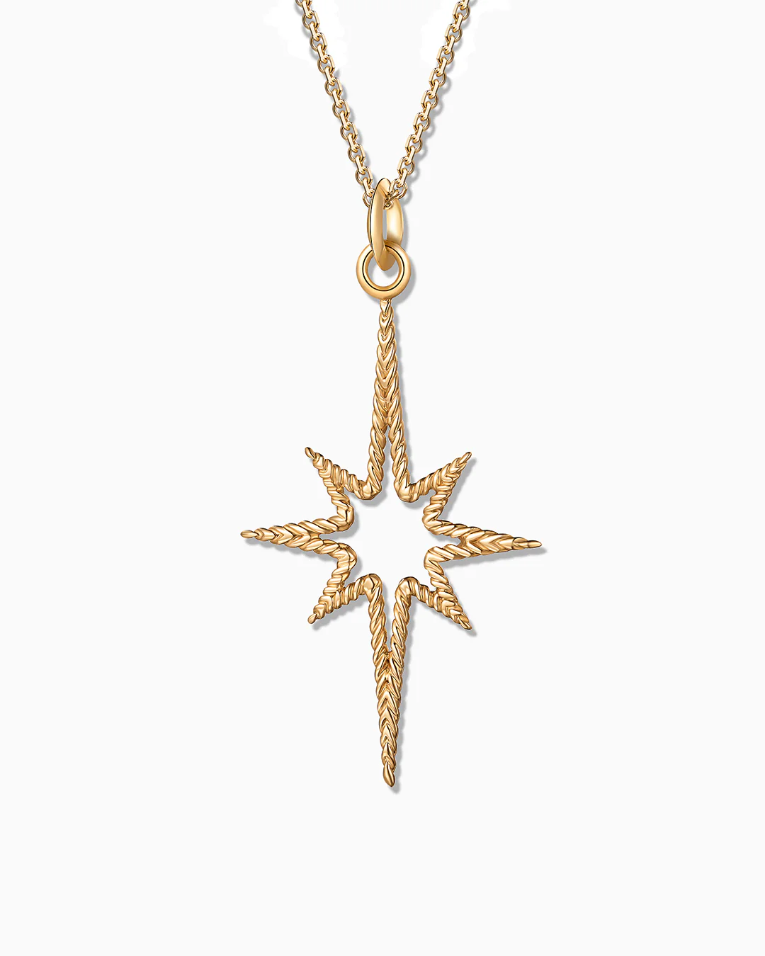Charm Colgante Estrella del Norte L en Oro Amarillo de 18 Kt - Image 4