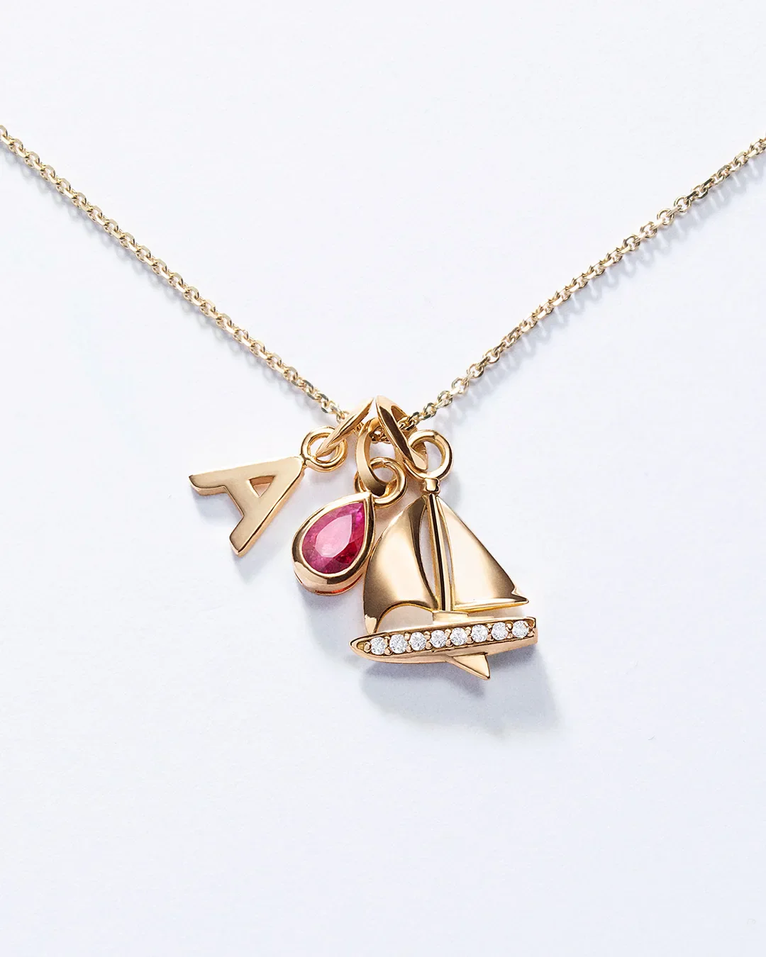 Charm Colgante Letra en Oro Amarillo de 18 Kt - Image 6