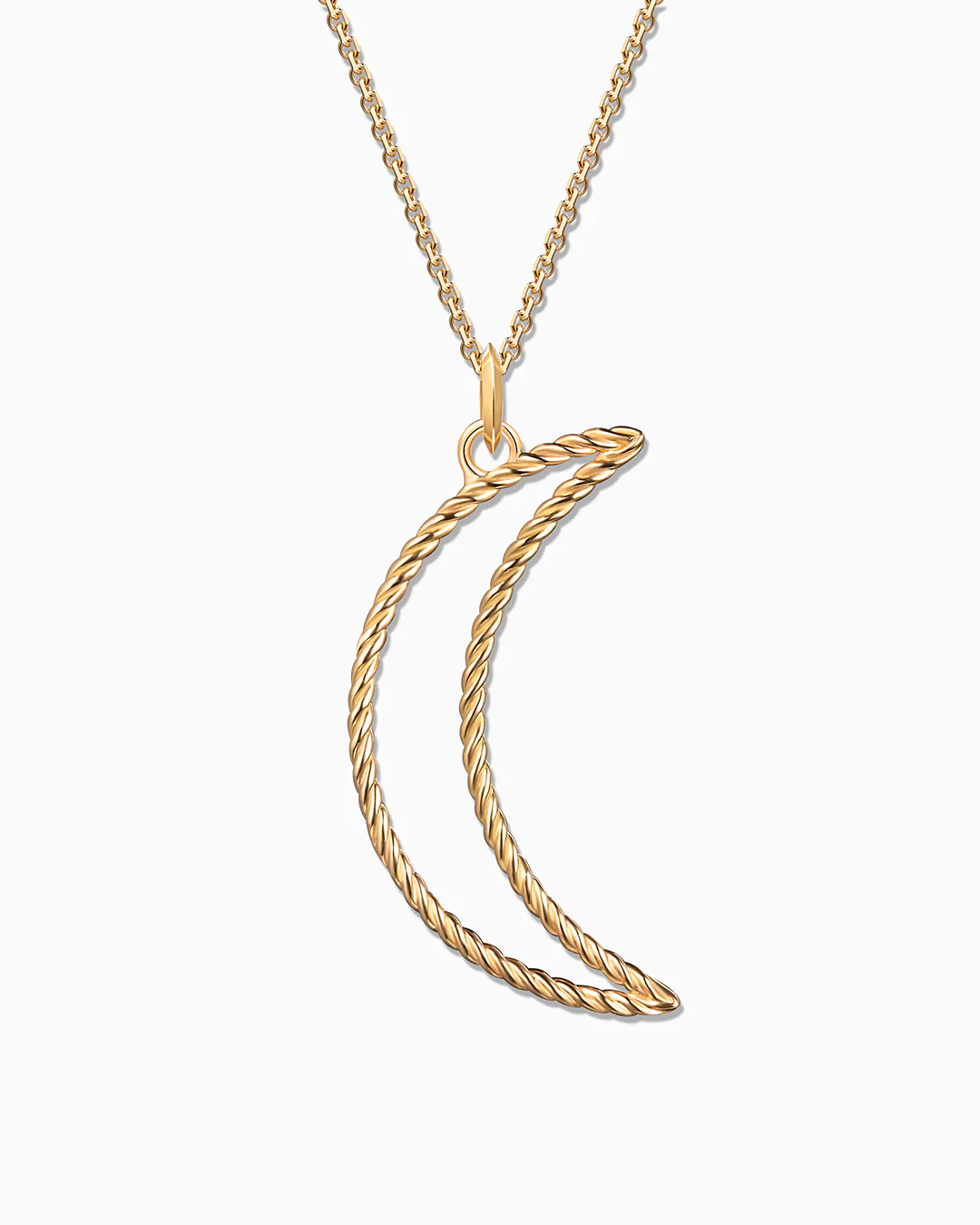 Charm Colgante Luna L en Oro Amarilo de 18 Kt