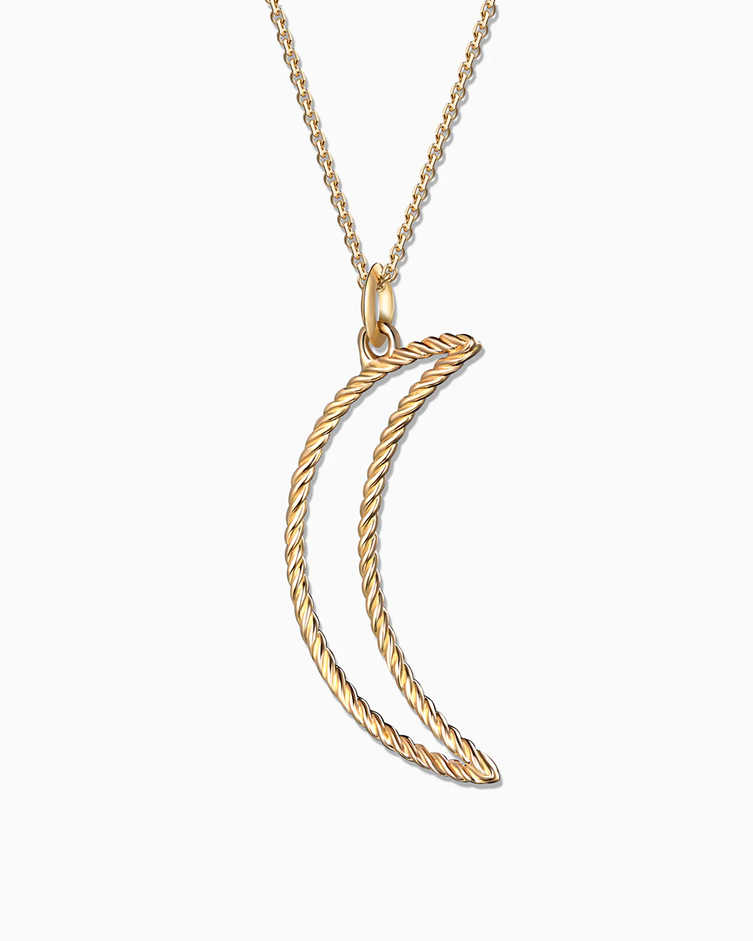 Charm Colgante Luna L en Oro Amarilo de 18 Kt - Image 4