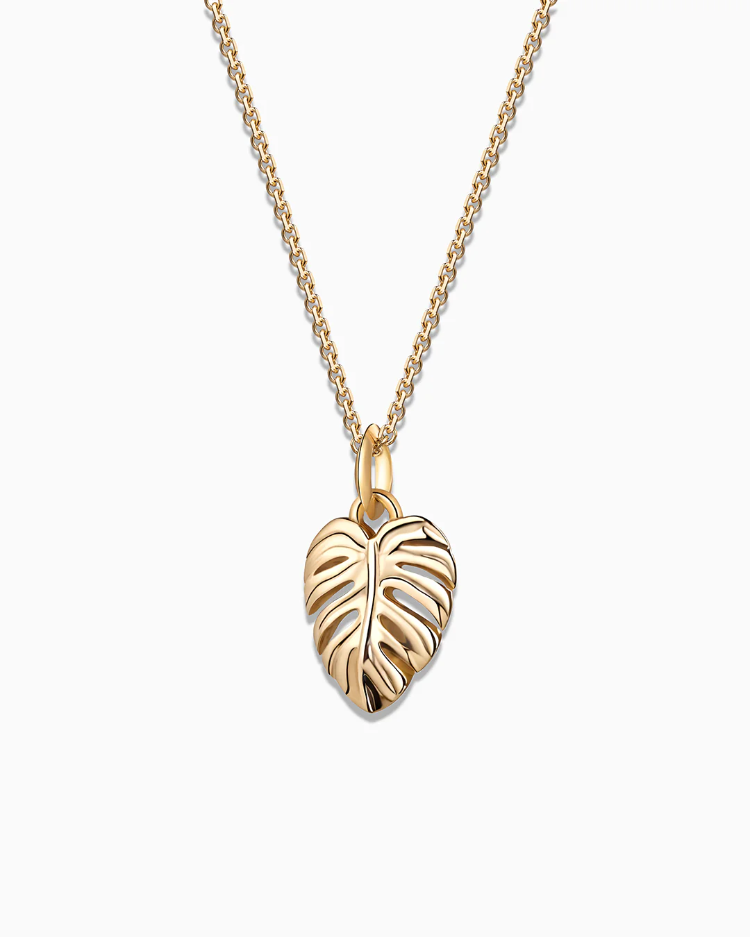 Charm Colgante Monstera S en Oro Amarillo de 18 Kt - Image 2