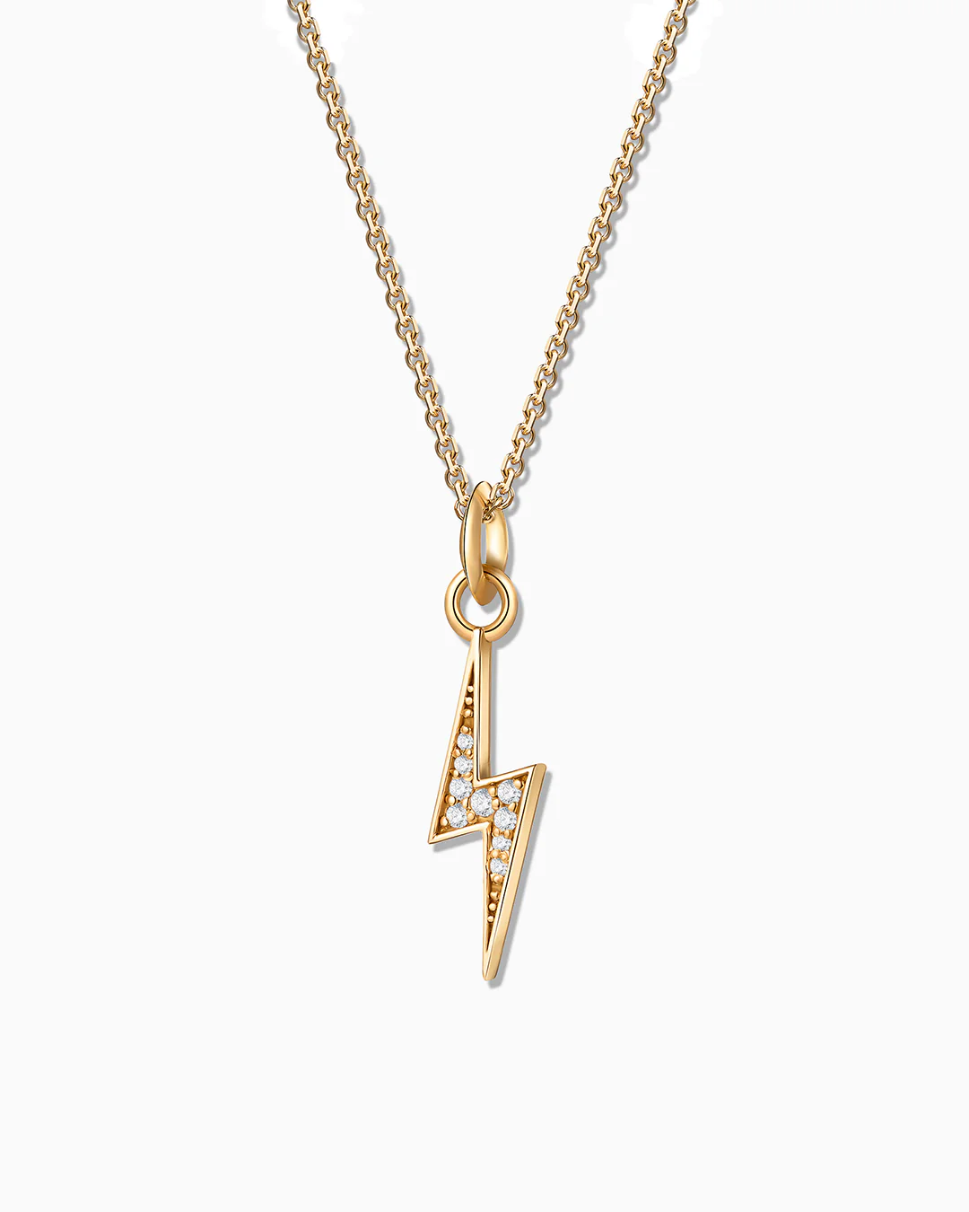 Charm Colgante Rayo M de Diamantes en Oro Amarillo de 18 Kt - Image 4