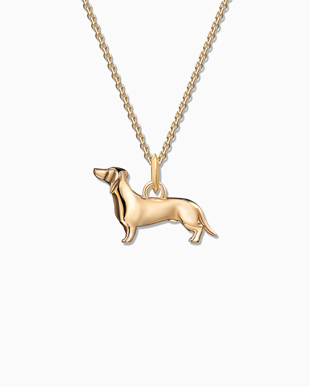 Charm Colgante Teckel M en Oro Amarillo de 18 Kt