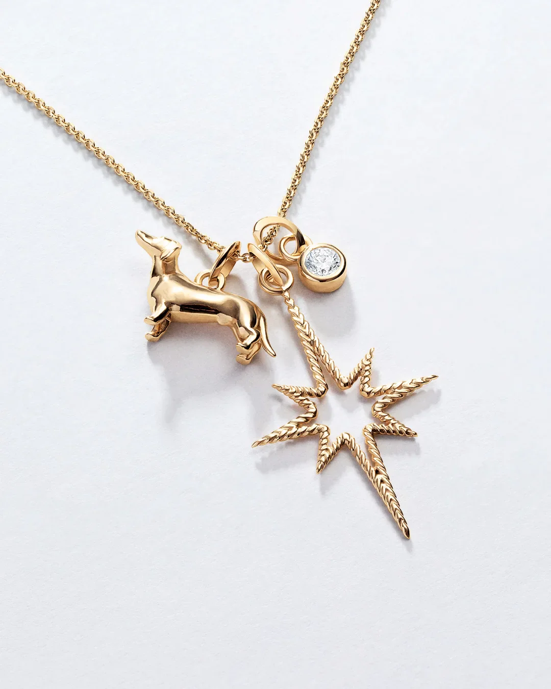 Charm Colgante Teckel M en Oro Amarillo de 18 Kt - Image 5