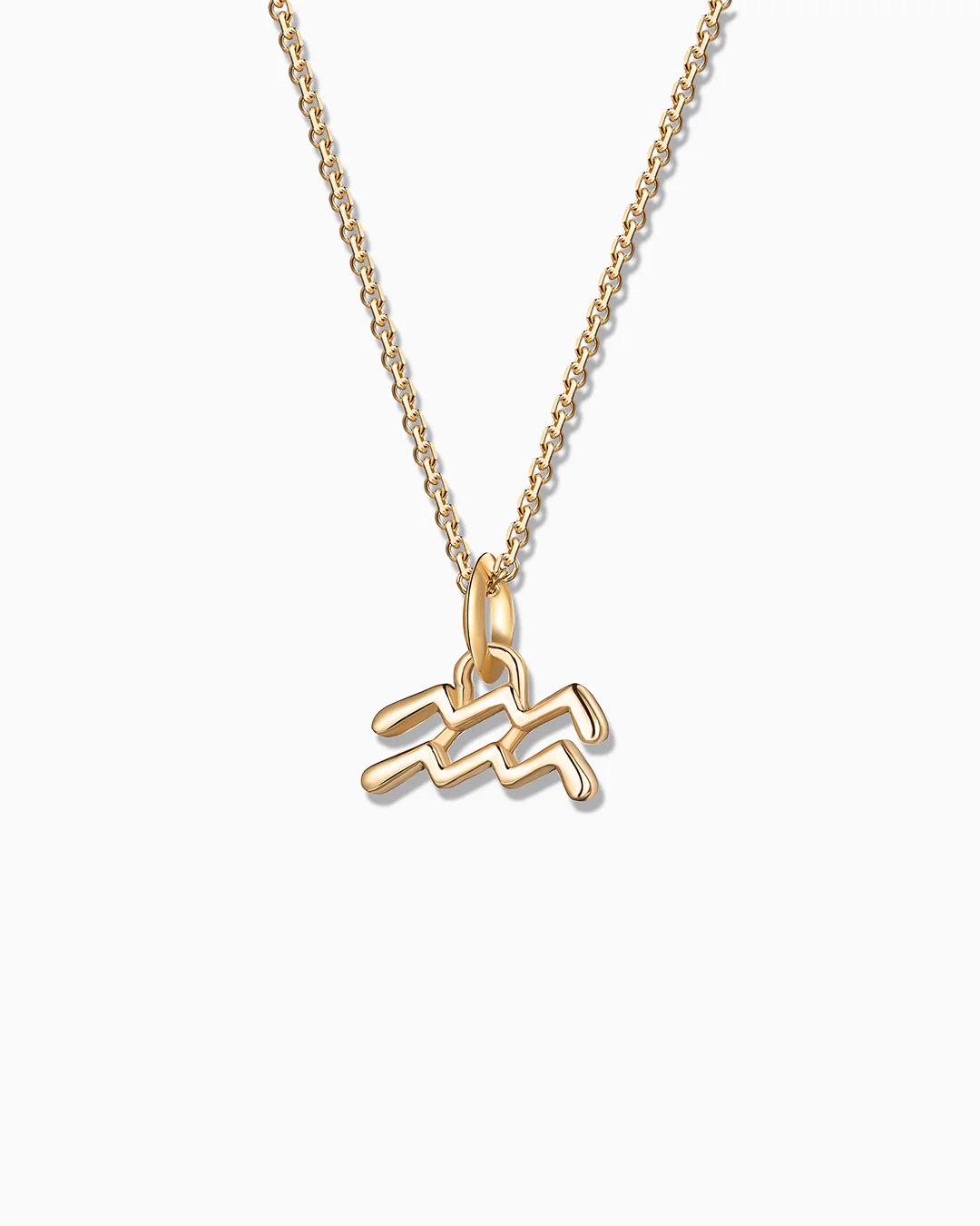 Charm Colgante Zodíaco Acuario S en Oro Amarillo de 18 Kt - Image 2