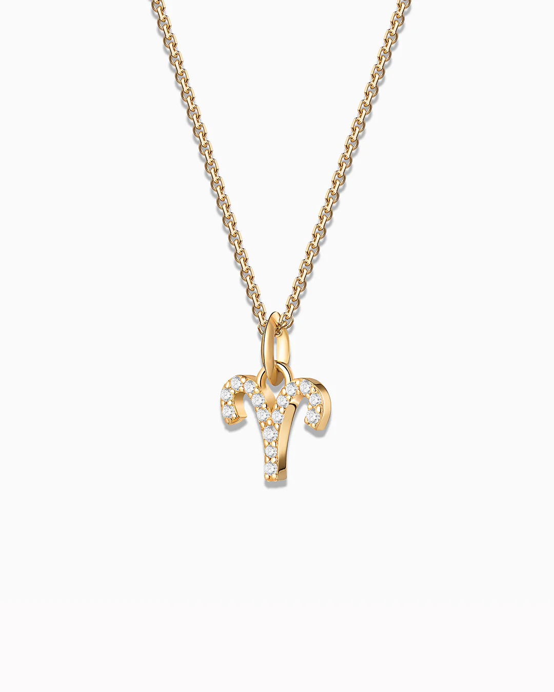 Charm Colgante Zodíaco Aries S de Diamantes en Oro Amarillo de 18 Kt - Image 3