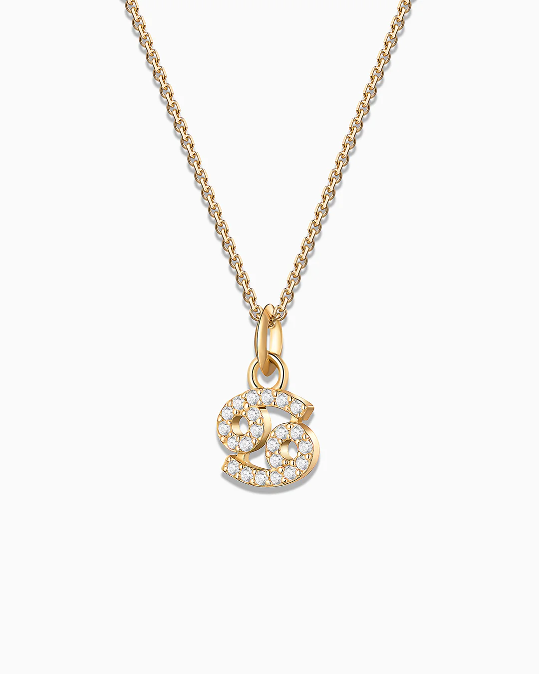 Charm Colgante Zodíaco Cáncer S de Diamantes en Oro Amarillo de 18 Kt - Image 4