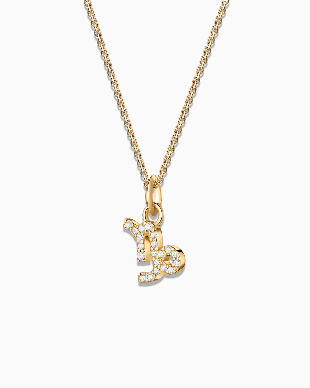 Charm Colgante Zodíaco Capricornio S de Diamantes en Oro Amarillo de 18 Kt - Image 3