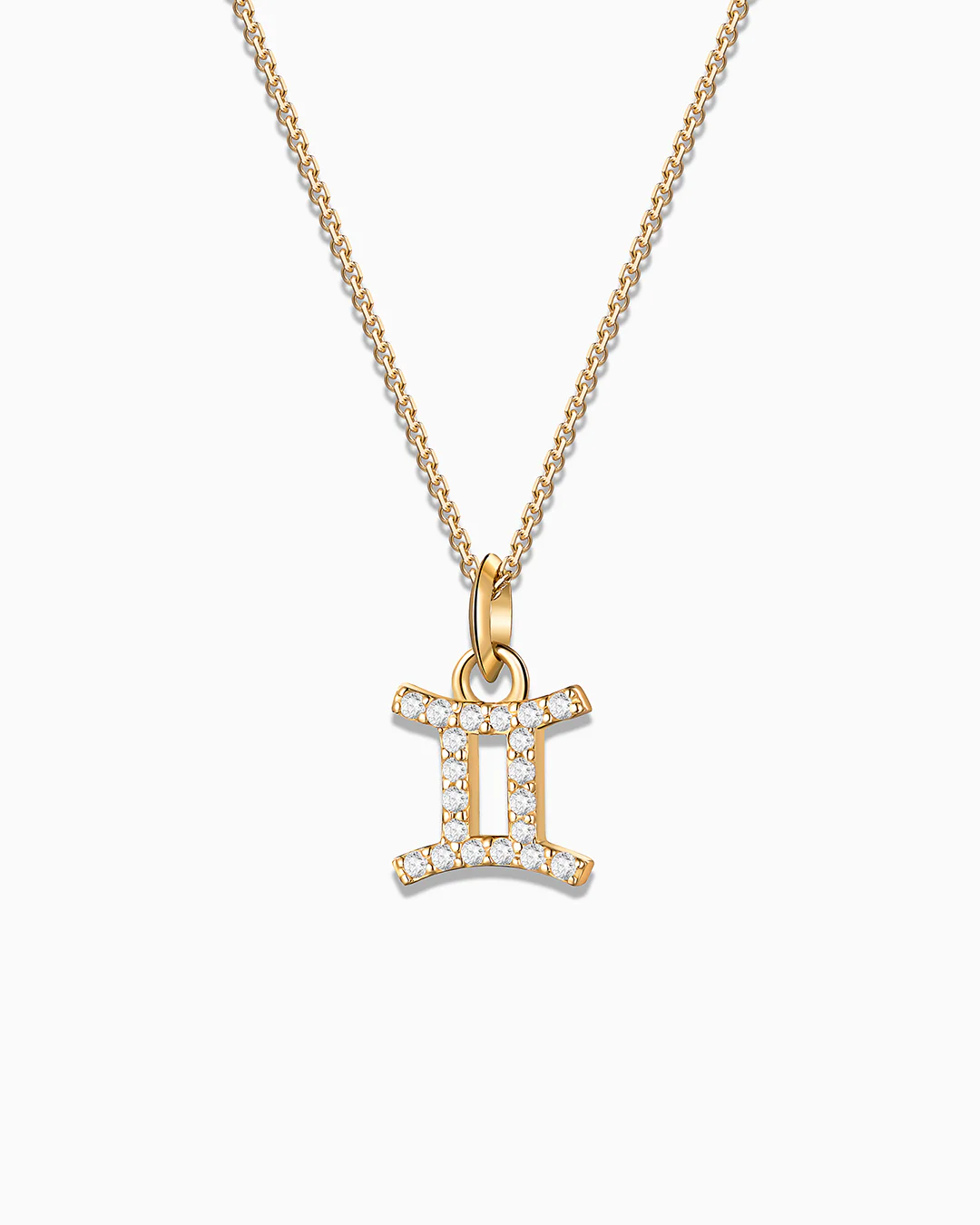 Charm Colgante Zodíaco Géminis S de Diamantes en Oro Amarillo de 18 Kt - Image 4