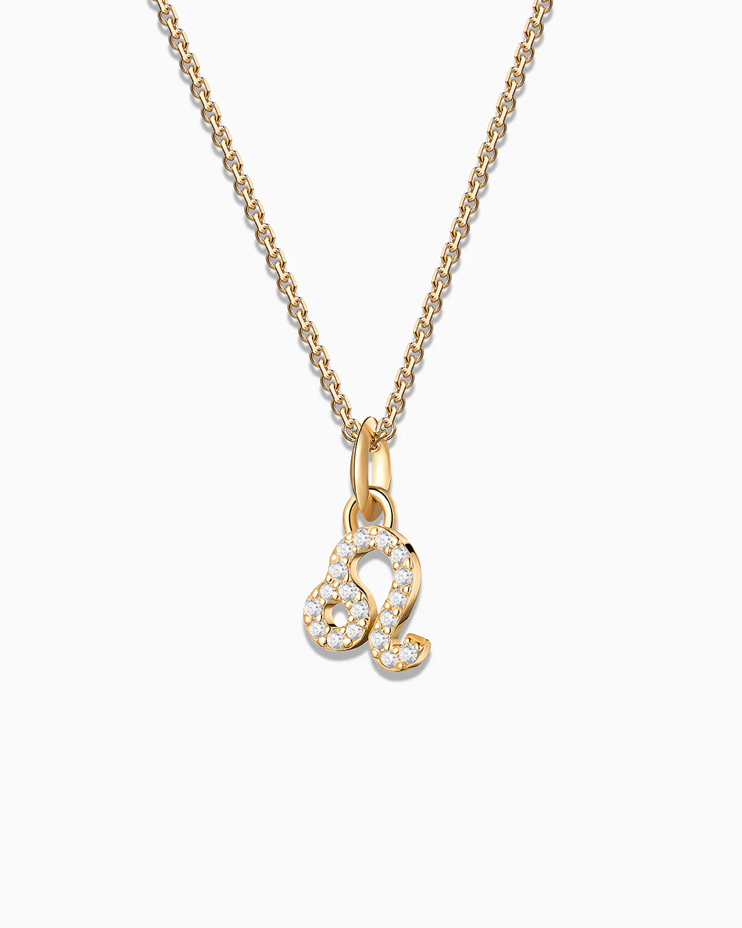Charm Colgante Zodíaco Leo S de Diamantes en Oro Amarillo de 18 Kt - Image 4
