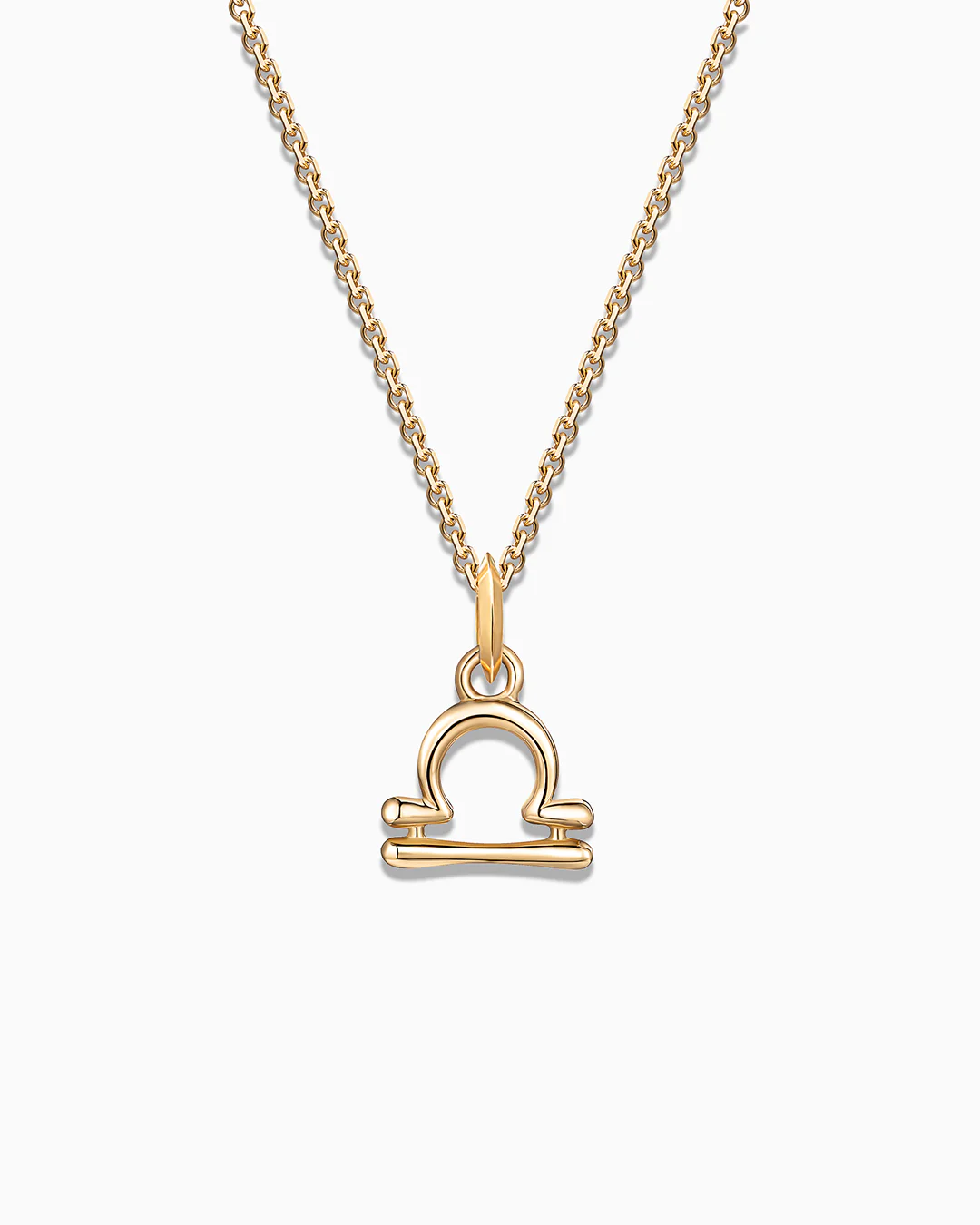 Charm Colgante Zodíaco Libra S en Oro Amarillo de 18 Kt