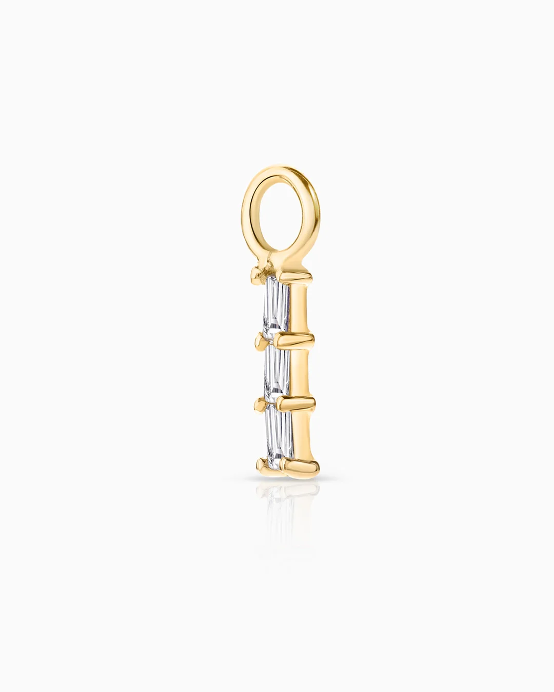 Charm para Pendiente de Aro Trex de Diamantes en Oro Amarillo de 18 Kt - Image 2