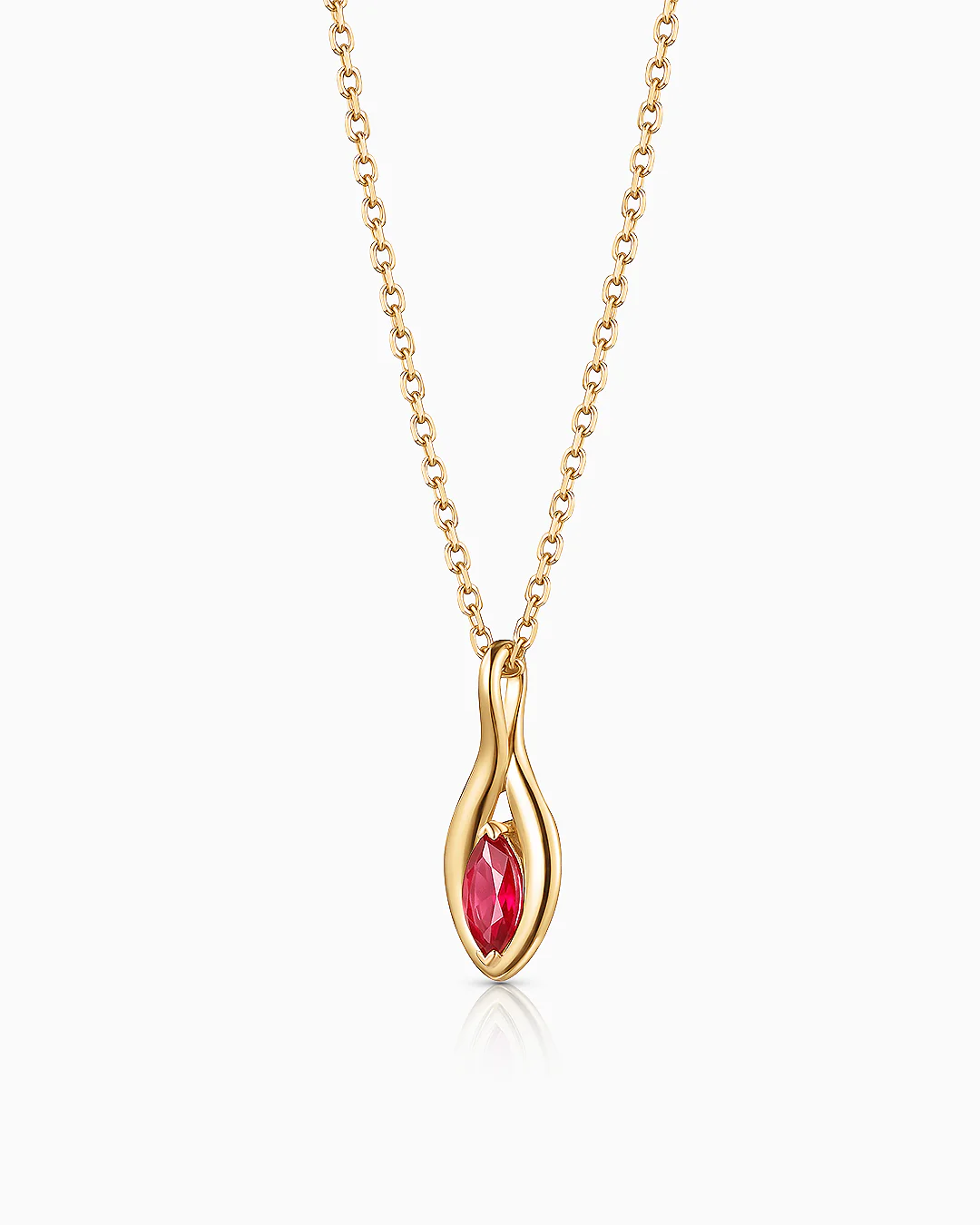 Colgante Liora Élan de Rubí en Oro Amarillo de 18 kt - Image 4