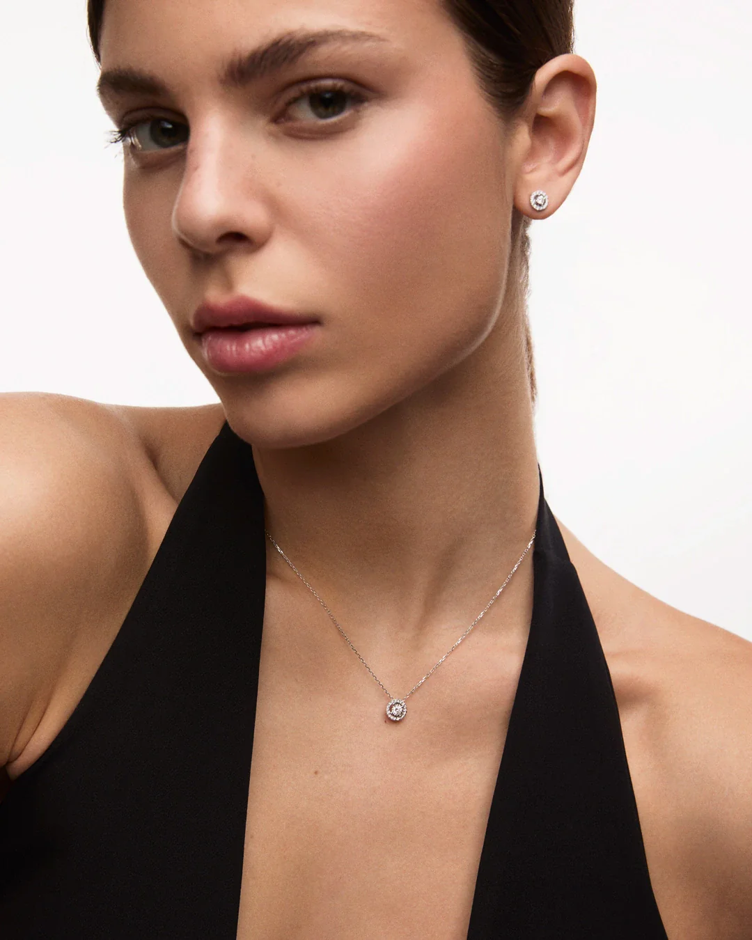 Gargantilla Ariadne de Diamantes 0,22 Cts. en Oro Blanco de 18 Kt - Image 3