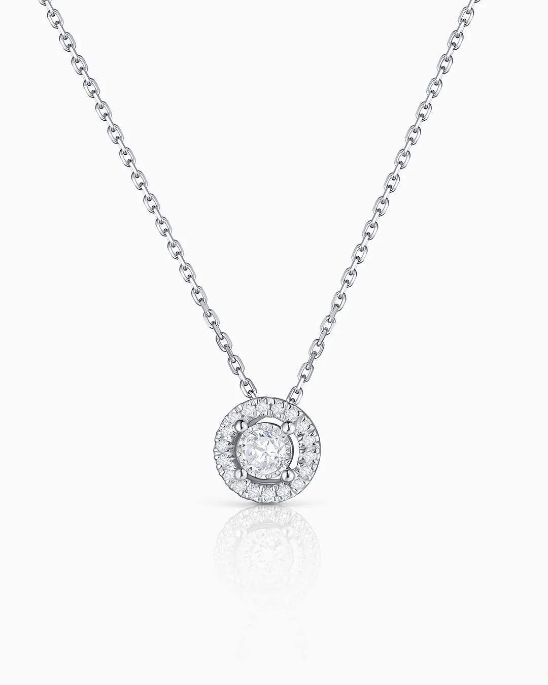 Gargantilla Ariadne de Diamantes 0,22 Cts. en Oro Blanco de 18 Kt - Image 4