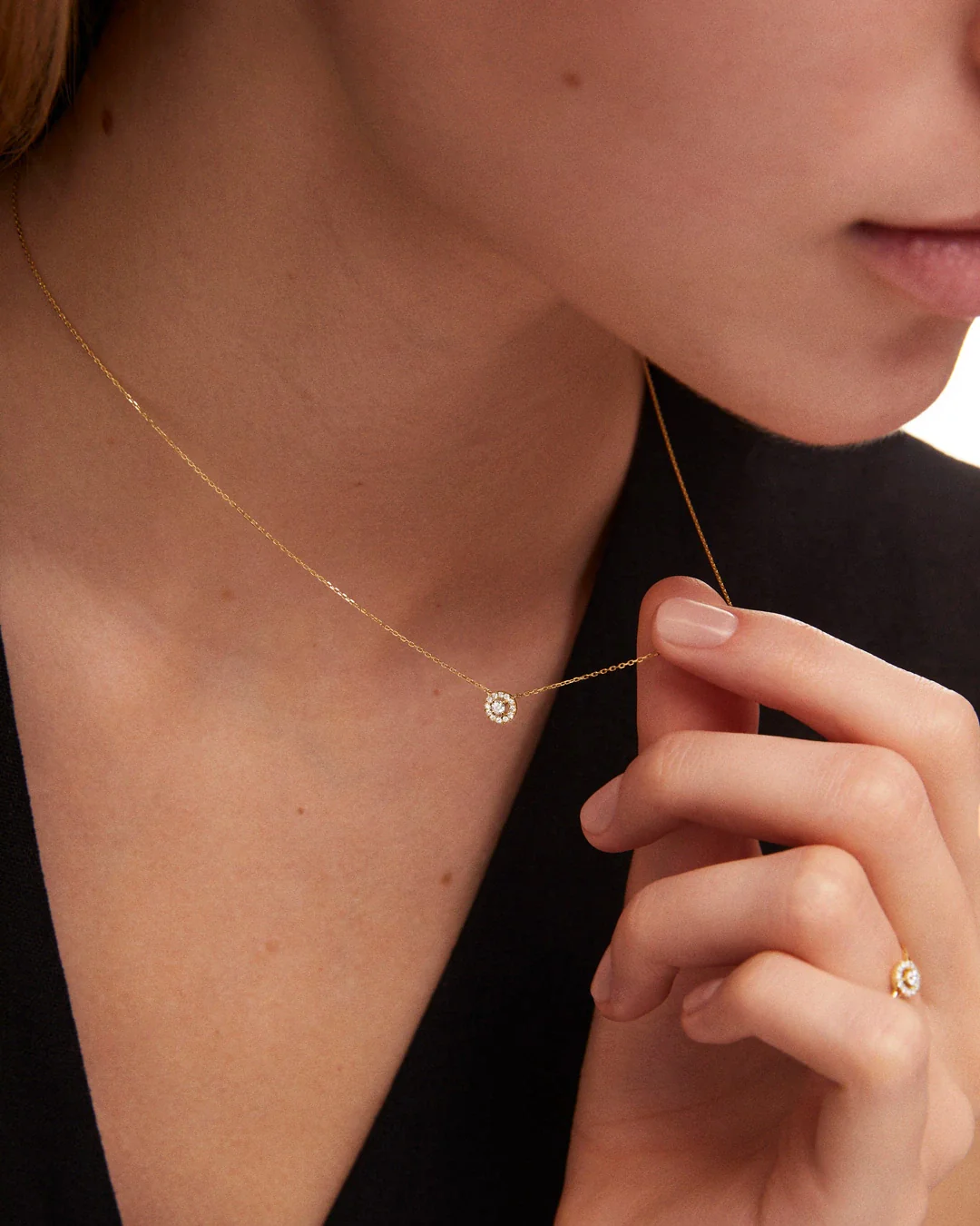 Gargantilla Ariadne de Diamantes en Oro Amarillo de 18 Kt - Image 3