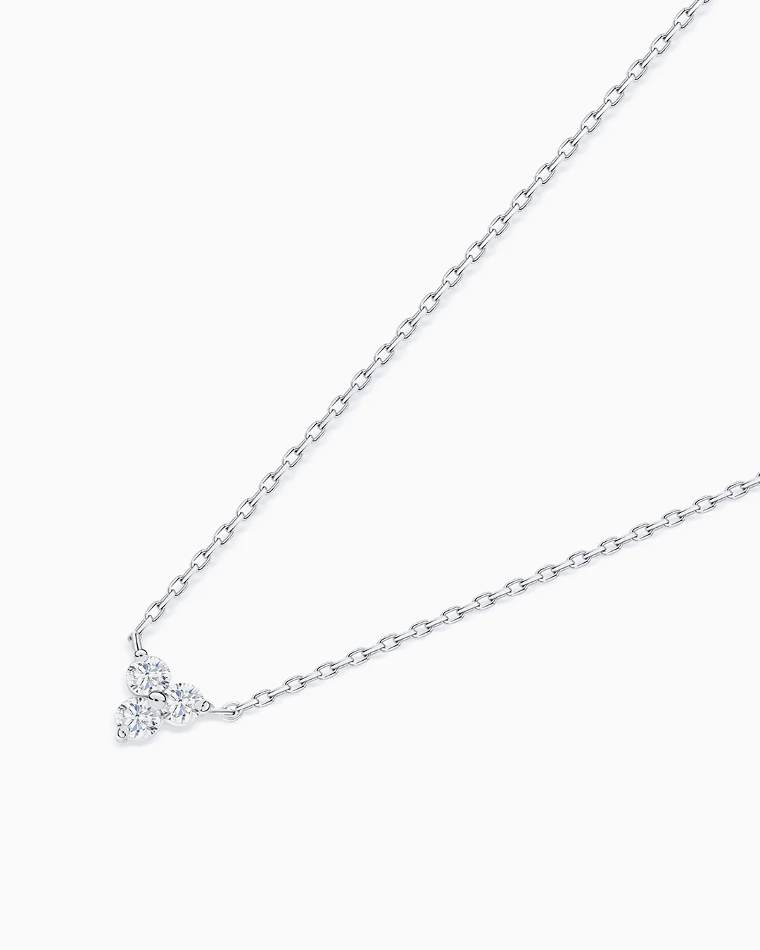 Gargantilla Clover Diamonds en Oro Blanco de 18 Kt - Image 4