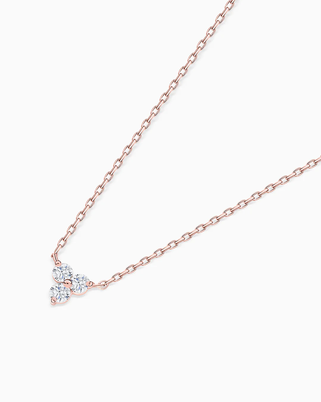 Gargantilla Clover Diamonds Petite en Oro Rosa de 18 Kt - Image 3