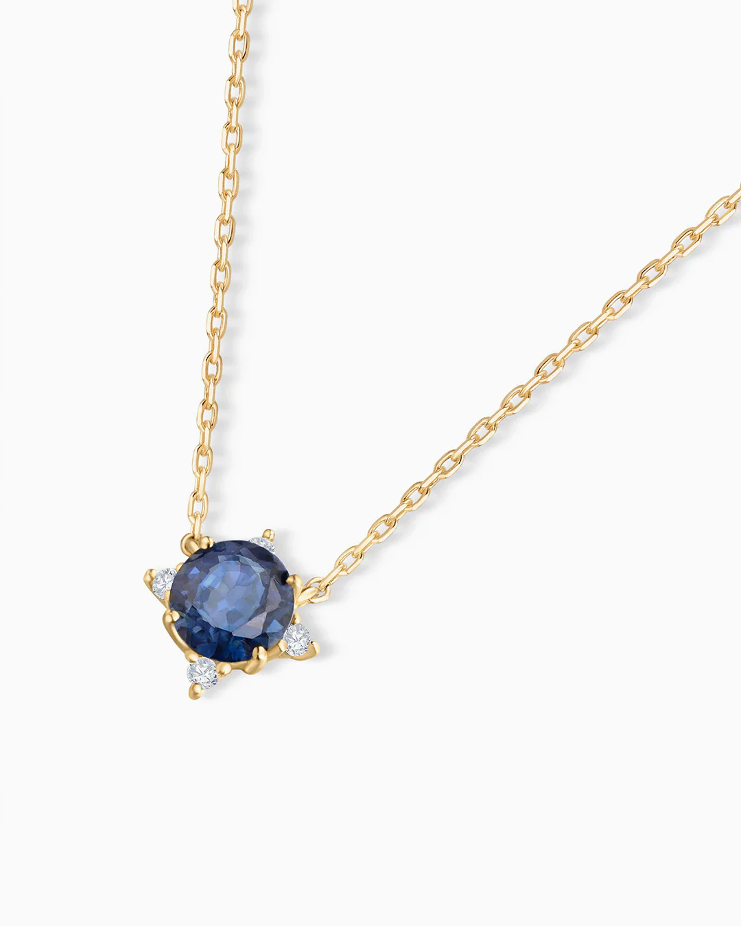 Gargantilla Crown de Zafiro en Oro Amarillo de 18 Kt - Image 3