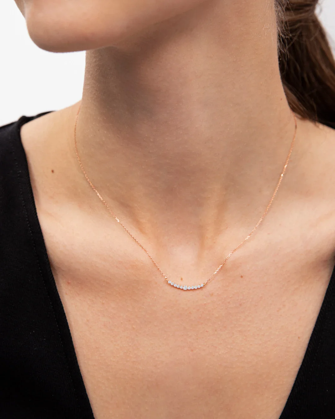 Gargantilla Euphoria Diamantes en Oro Rosa de 18 Kt - Image 2