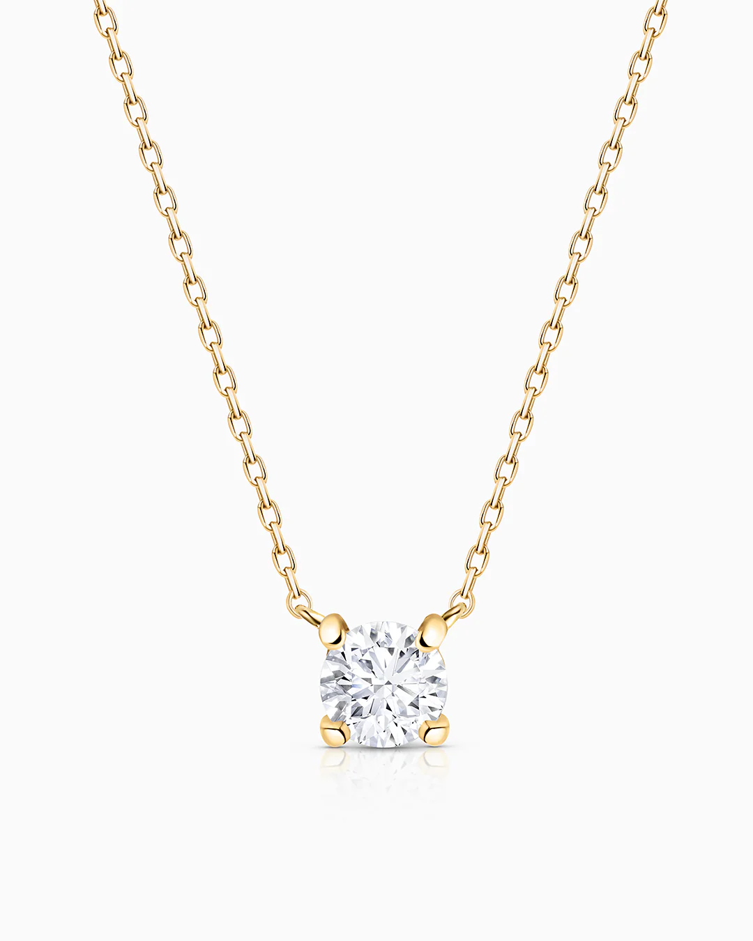 Gargantilla Eve de Diamante 0,15 Cts. en Oro Amarillo de 18 Kt
