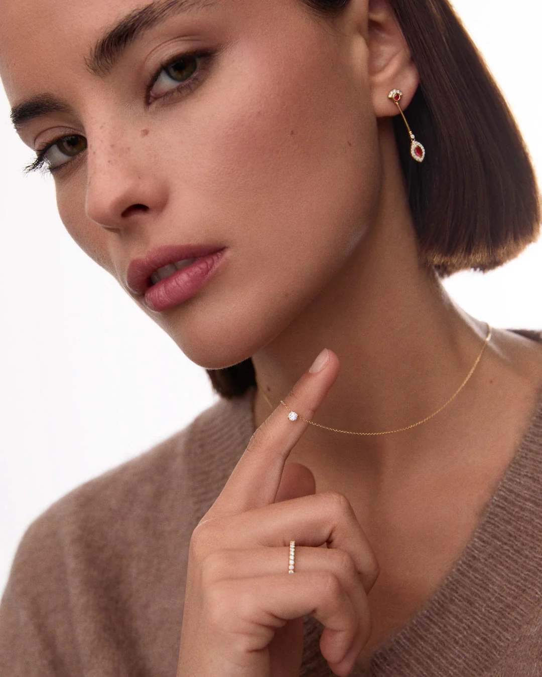 Gargantilla Eve de Diamante 0,15 Cts. en Oro Amarillo de 18 Kt - Image 3
