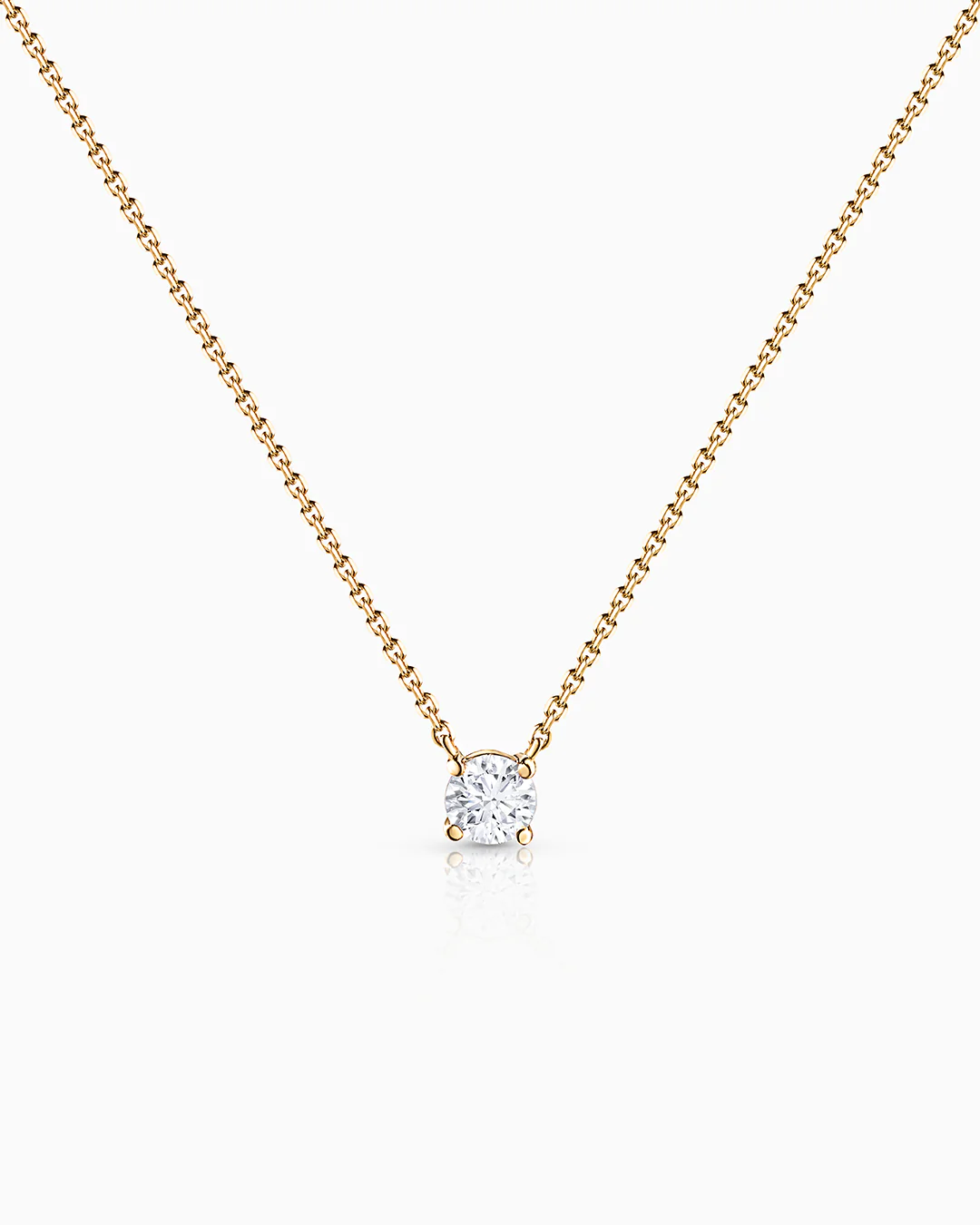 Gargantilla Eve de Diamante 0,20 Cts. en Oro Amarillo de 18 Kt - Image 4