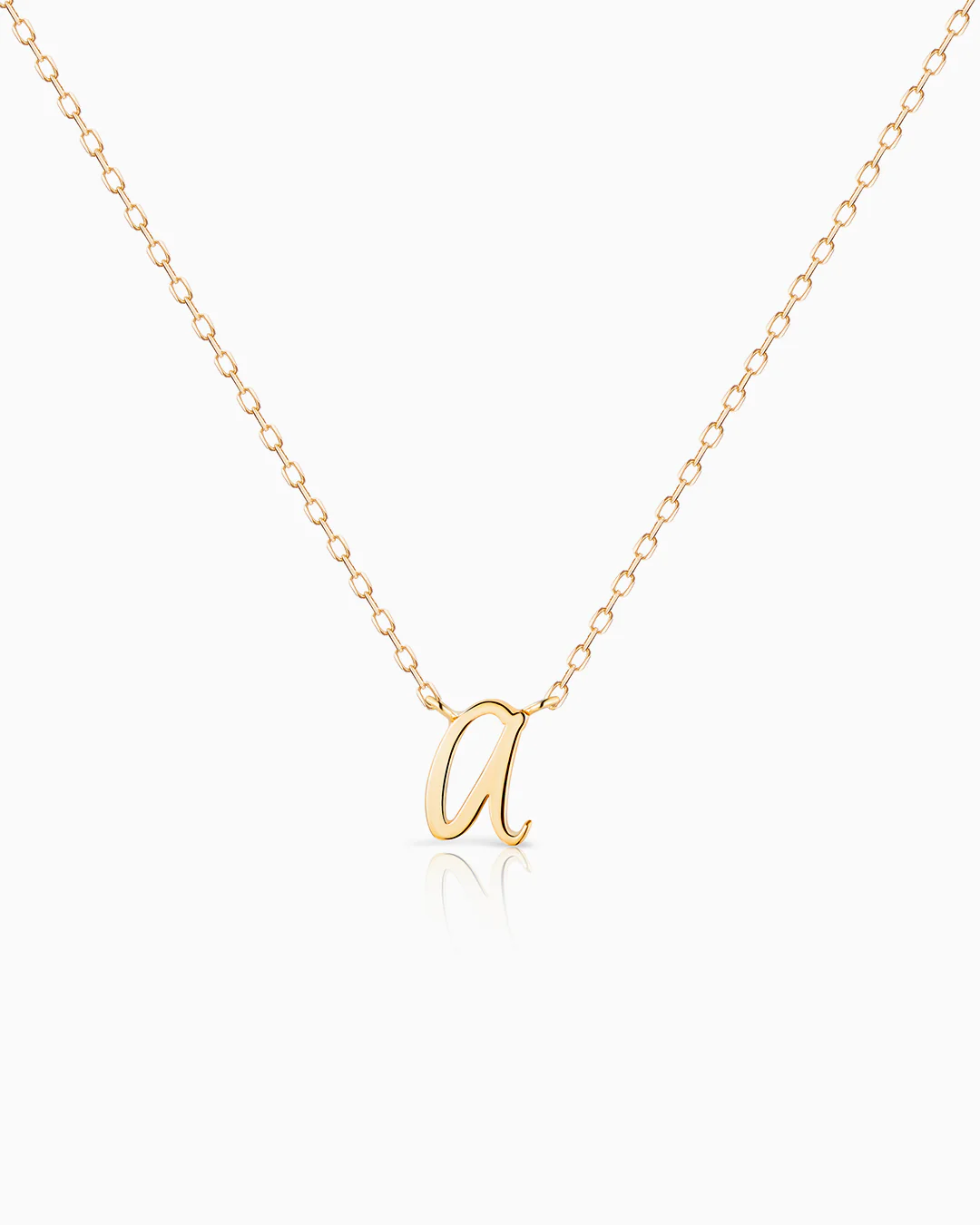 Gargantilla Glow Initial en Oro Amarillo de 18 Kt - Image 6