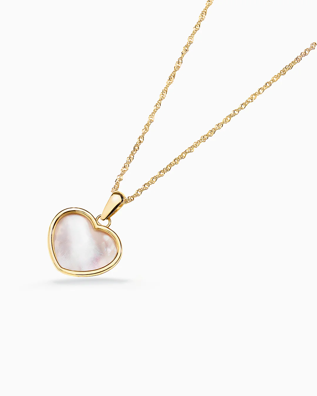 Gargantilla Heart de Nácar en Oro Amarillo de 18 Kt - Image 2
