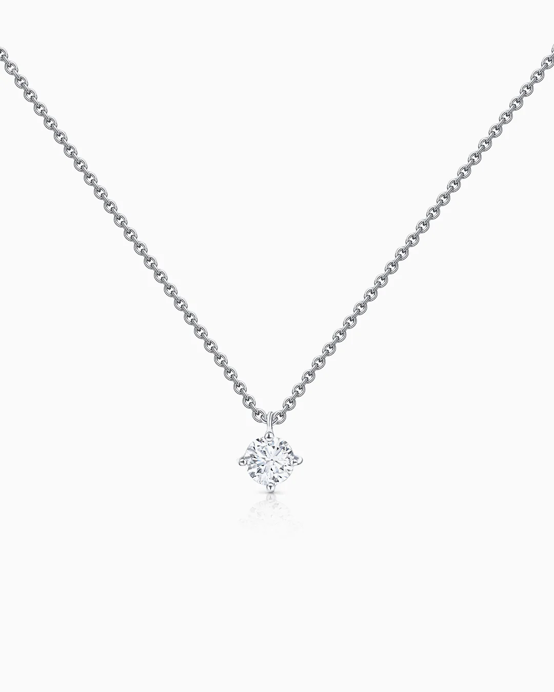 Gargantilla Jolie de Diamante 0,20 Cts. en Oro Blanco de 18 Kt - Image 3