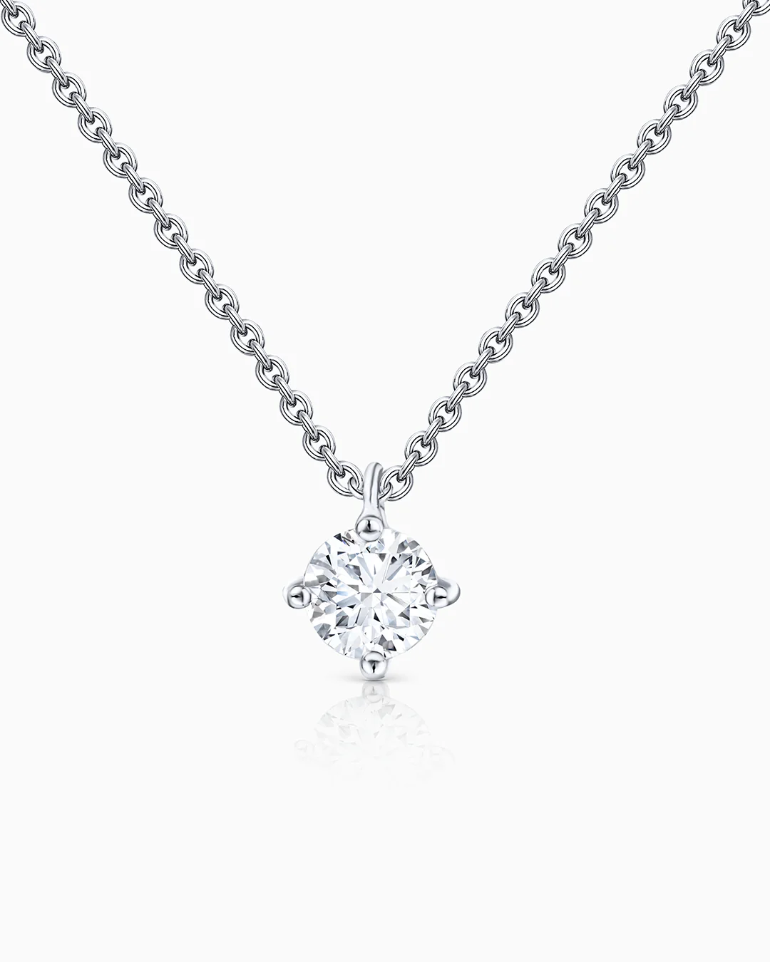 Gargantilla Jolie de Diamante 0,25 Cts. en Oro Blanco de 18 Kt - Image 4