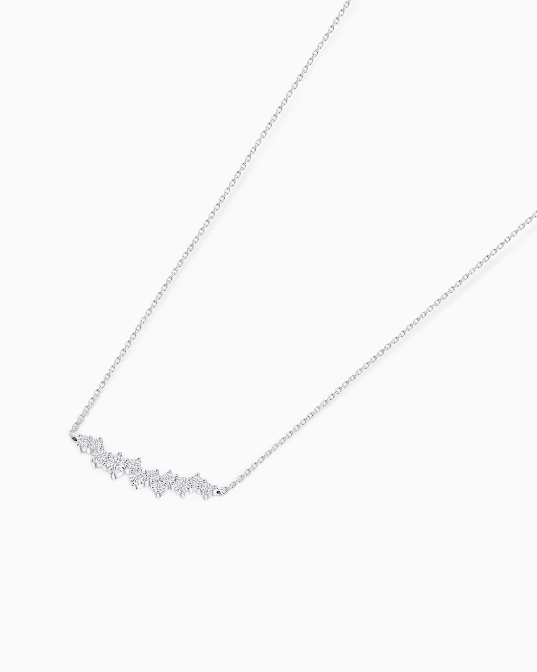 Gargantilla Luz de Luna de Diamantes en Oro Blanco de 18 Kt - Image 6