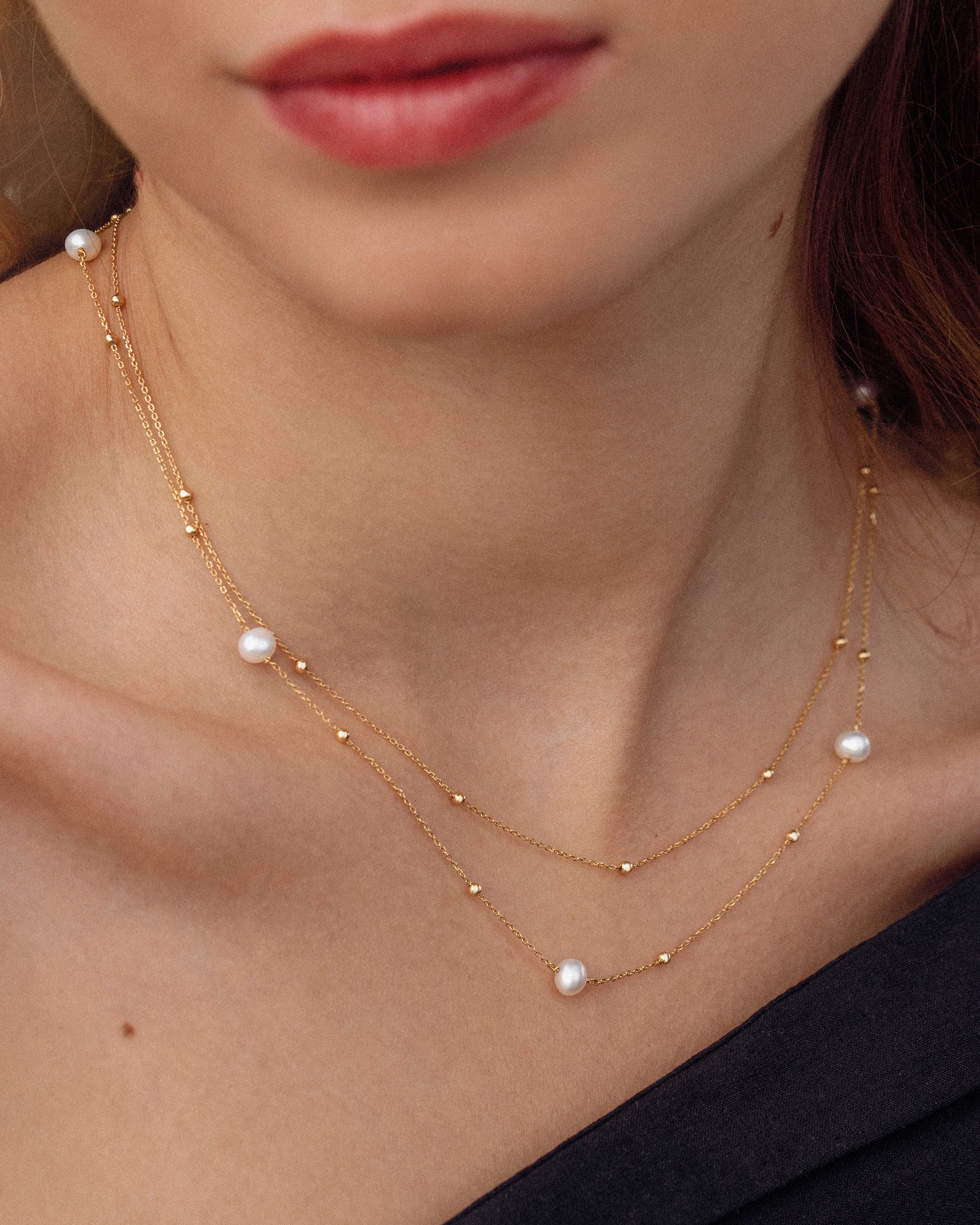 Gargantilla Mabi Blet BS Doble en Oro Amarillo de 18 Kt - Image 3