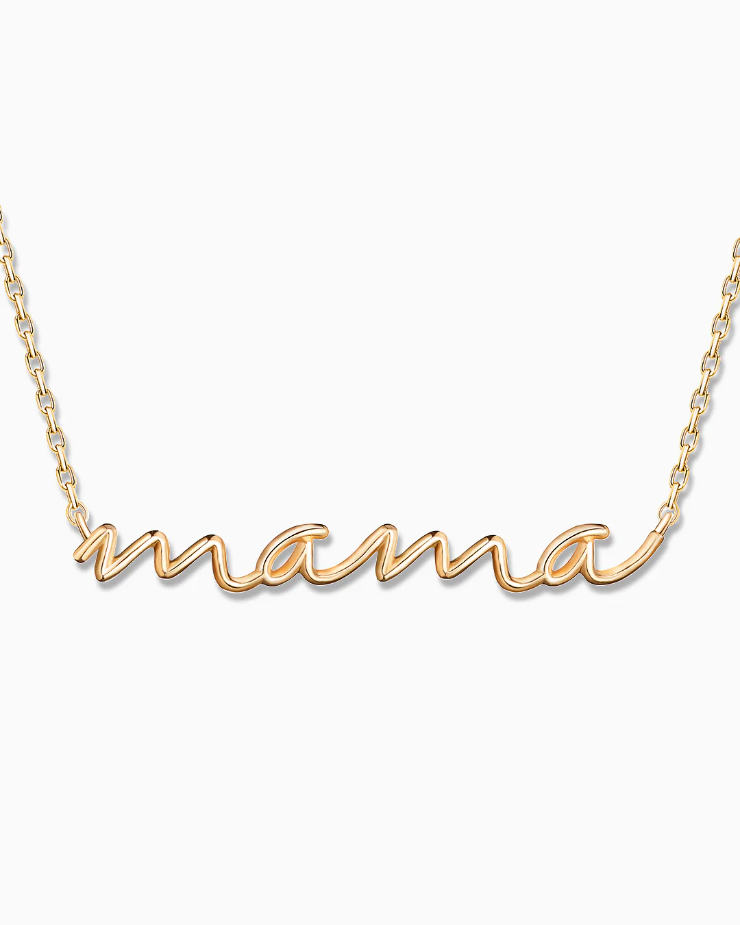 Gargantilla Mamá en Oro Amarillo de 18 Kt