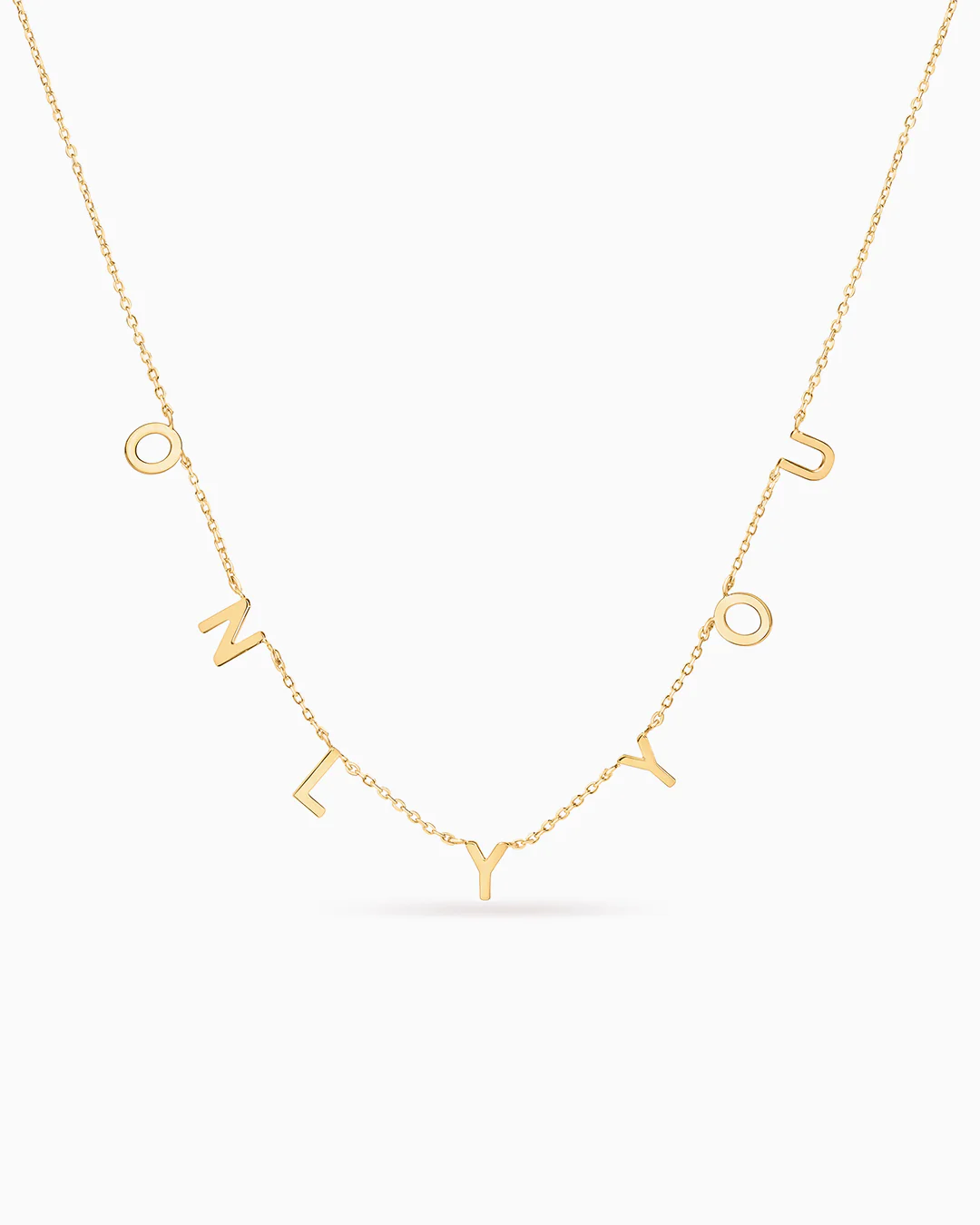 Gargantilla Message Personalizable en Oro Amarillo de 18 Kt - Image 4