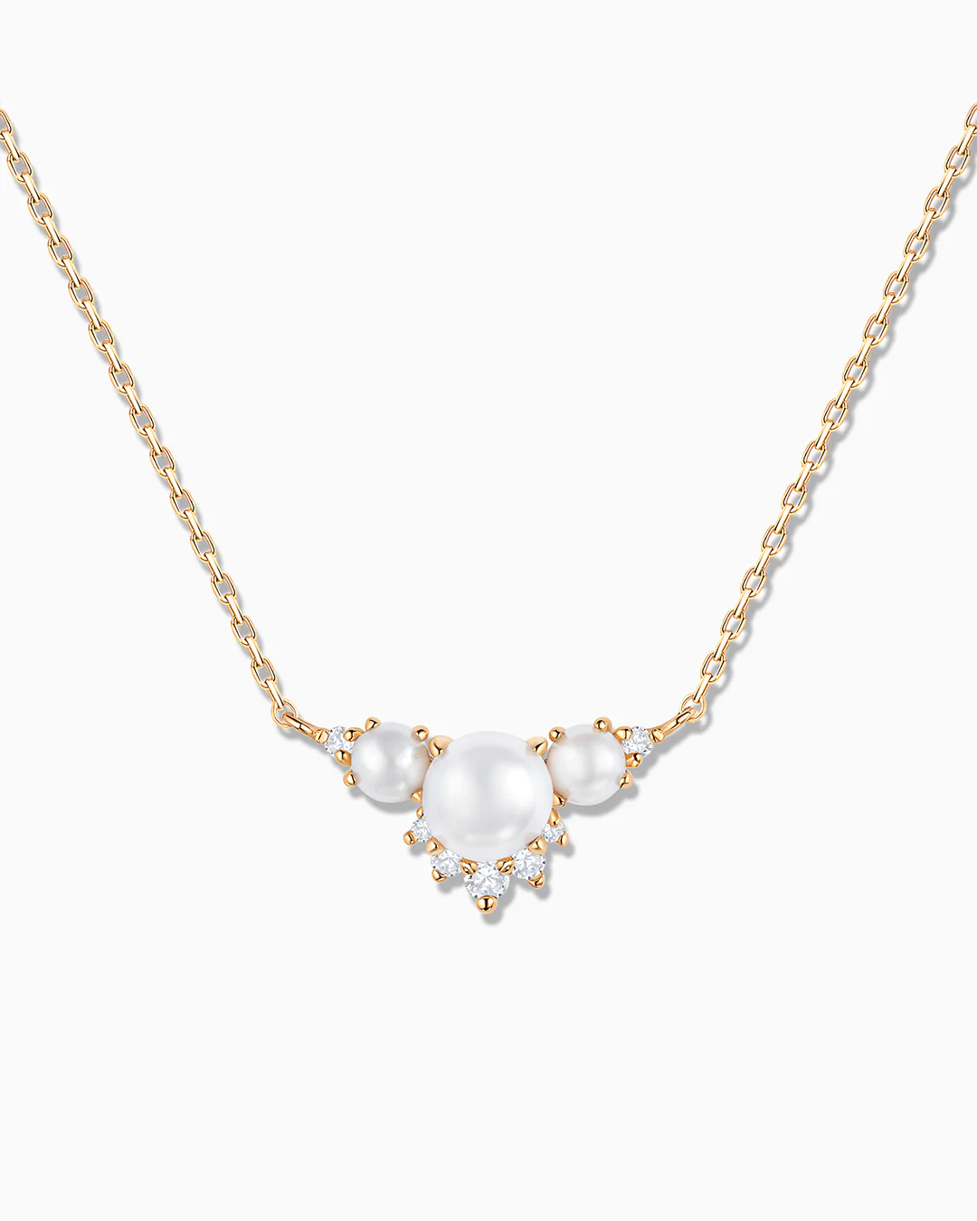 Gargantilla Midnight Holly de Perlas y Diamantes en Oro Amarillo de 18 Kt - Image 4