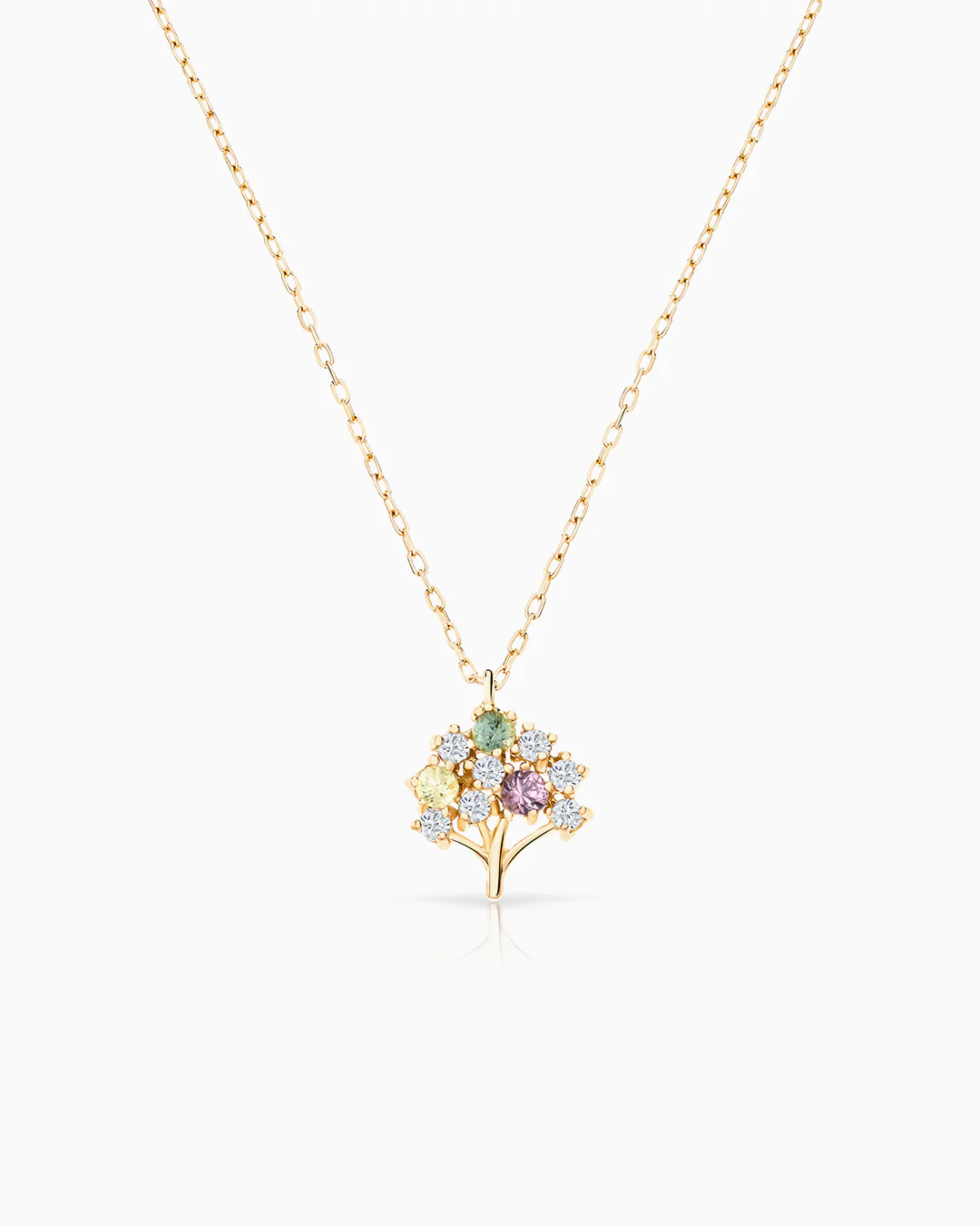 Gargantilla Minzi Árbol de la Vida en Oro Amarillo de 18 Kt