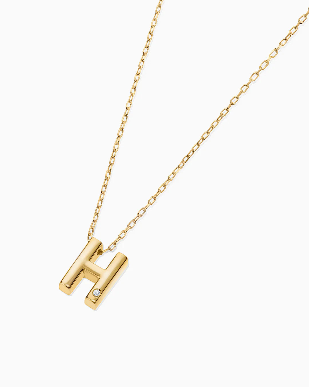 Gargantilla MY Initial Diamante en Oro Amarillo de 18 Kt - Image 4