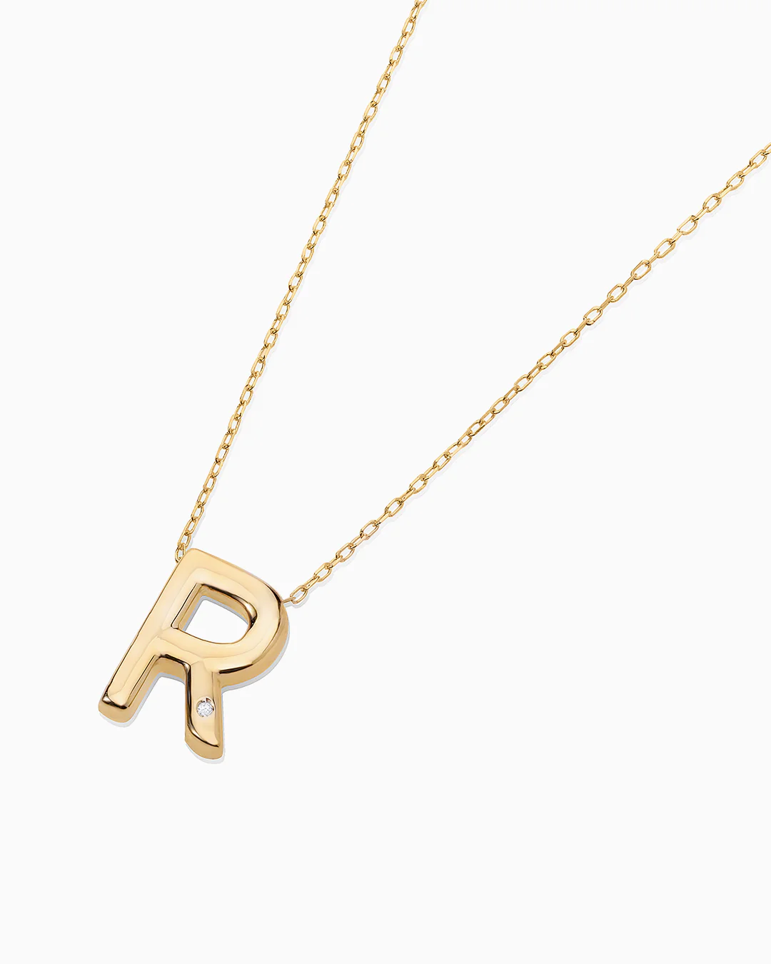 Gargantilla MY Initial Diamante en Oro Amarillo de 18 Kt - Image 6