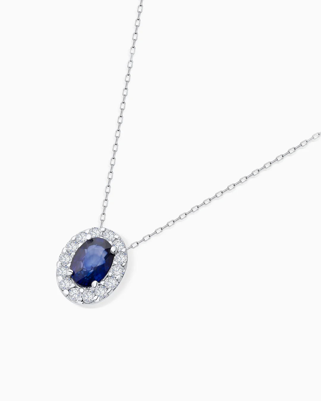 Gargantilla Nicole de Zafiro y Diamantes en Oro Blanco de 18 Kt - Image 3