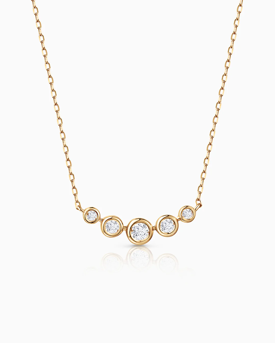 Gargantilla Origine Arquée de Diamantes en Oro Amarillo de 18 Kt