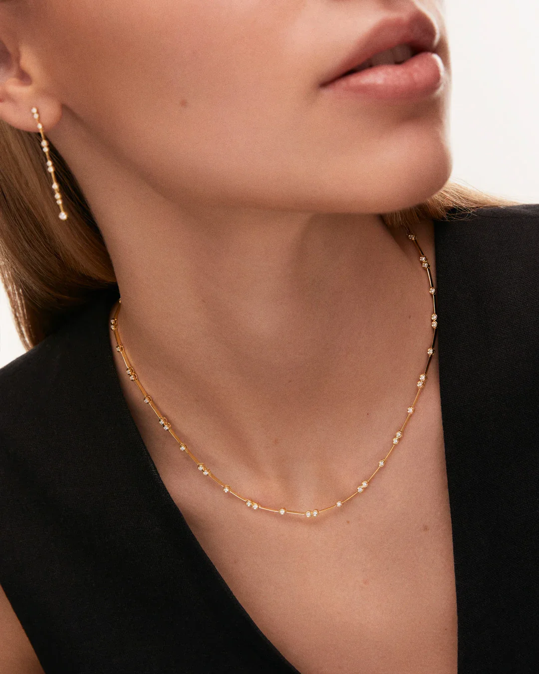 Gargantilla Origine Liée de Diamantes en Oro Amarillo de 18 Kt - Image 2
