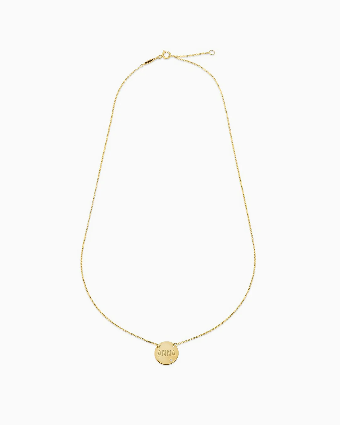 Gargantilla Personalizable Anna en Oro Amarillo de 18 Kt - Image 3