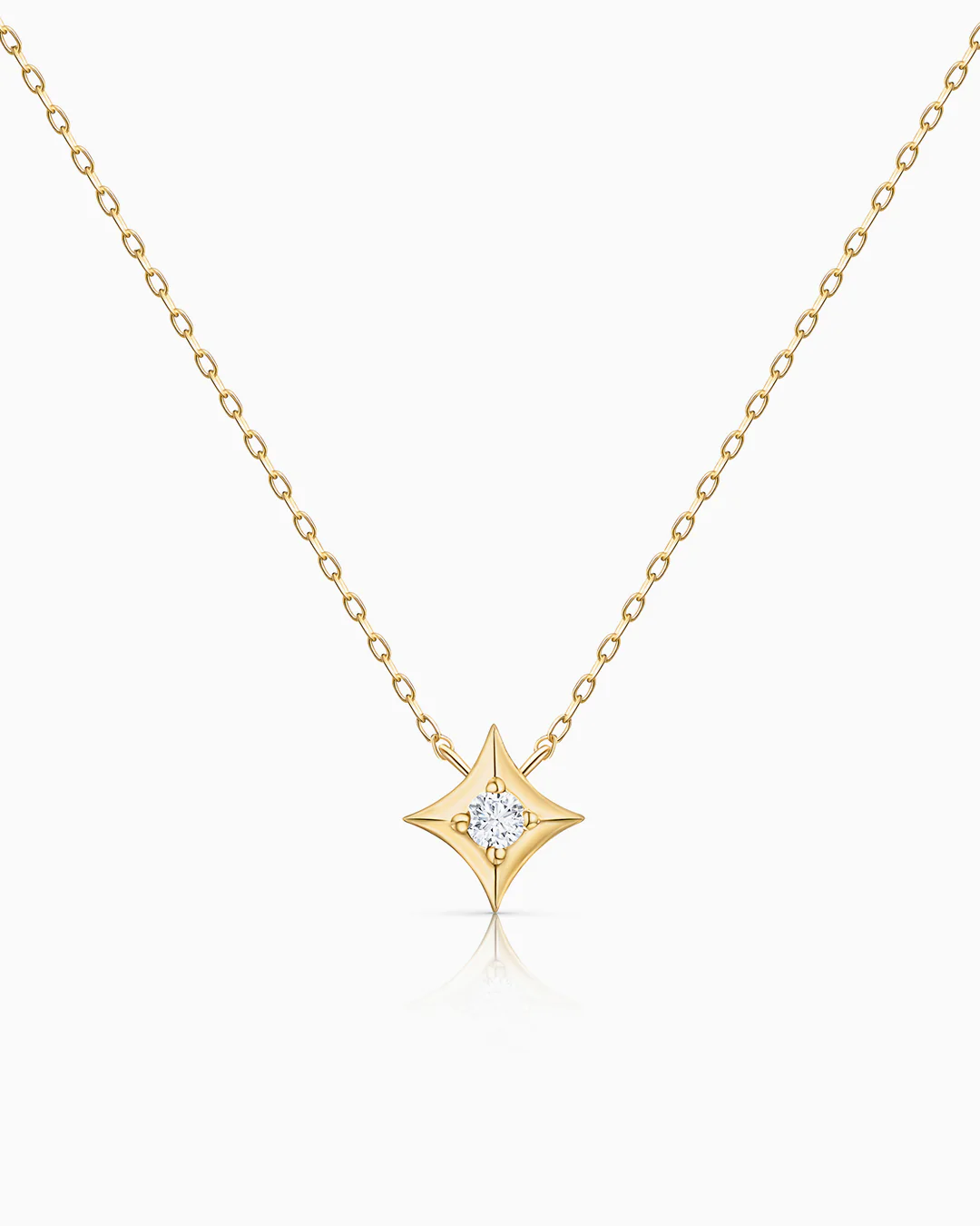 Gargantilla Rosa de los Vientos Hadar en Oro Amarillo de 18 Kt - Image 4