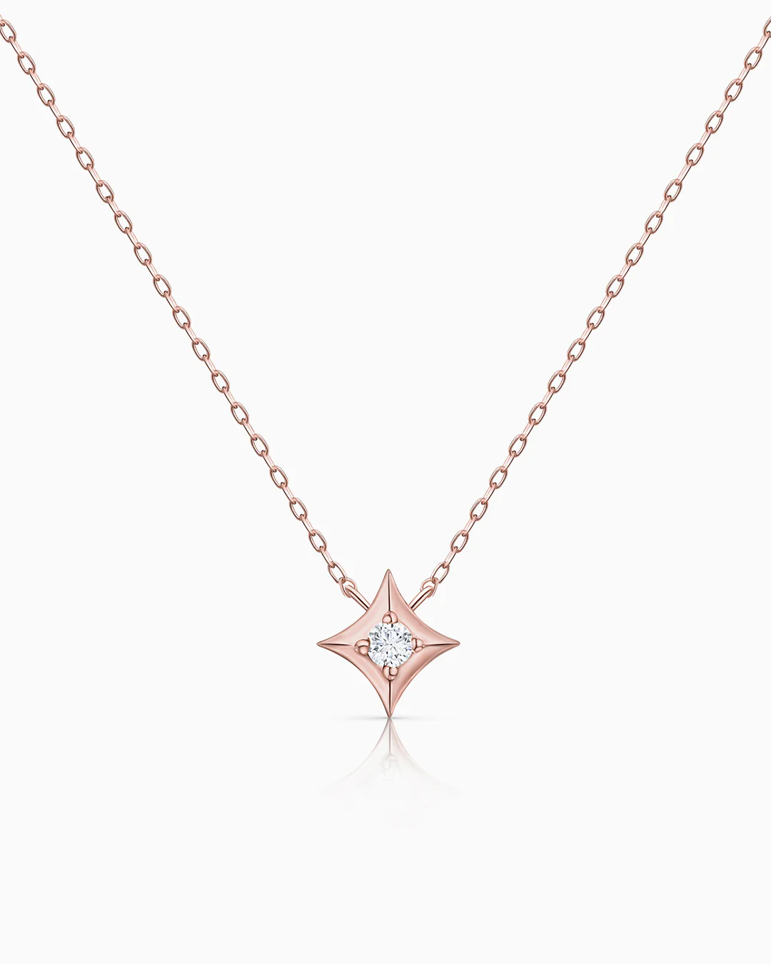 Gargantilla Rosa de los Vientos Hadar en Oro Rosa de 18 Kt - Image 4