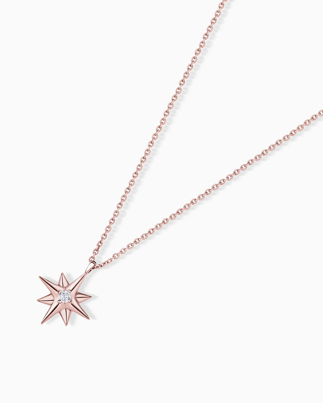 Gargantilla Rosa de los Vientos en Oro Rosa de 18 Kt - Image 4