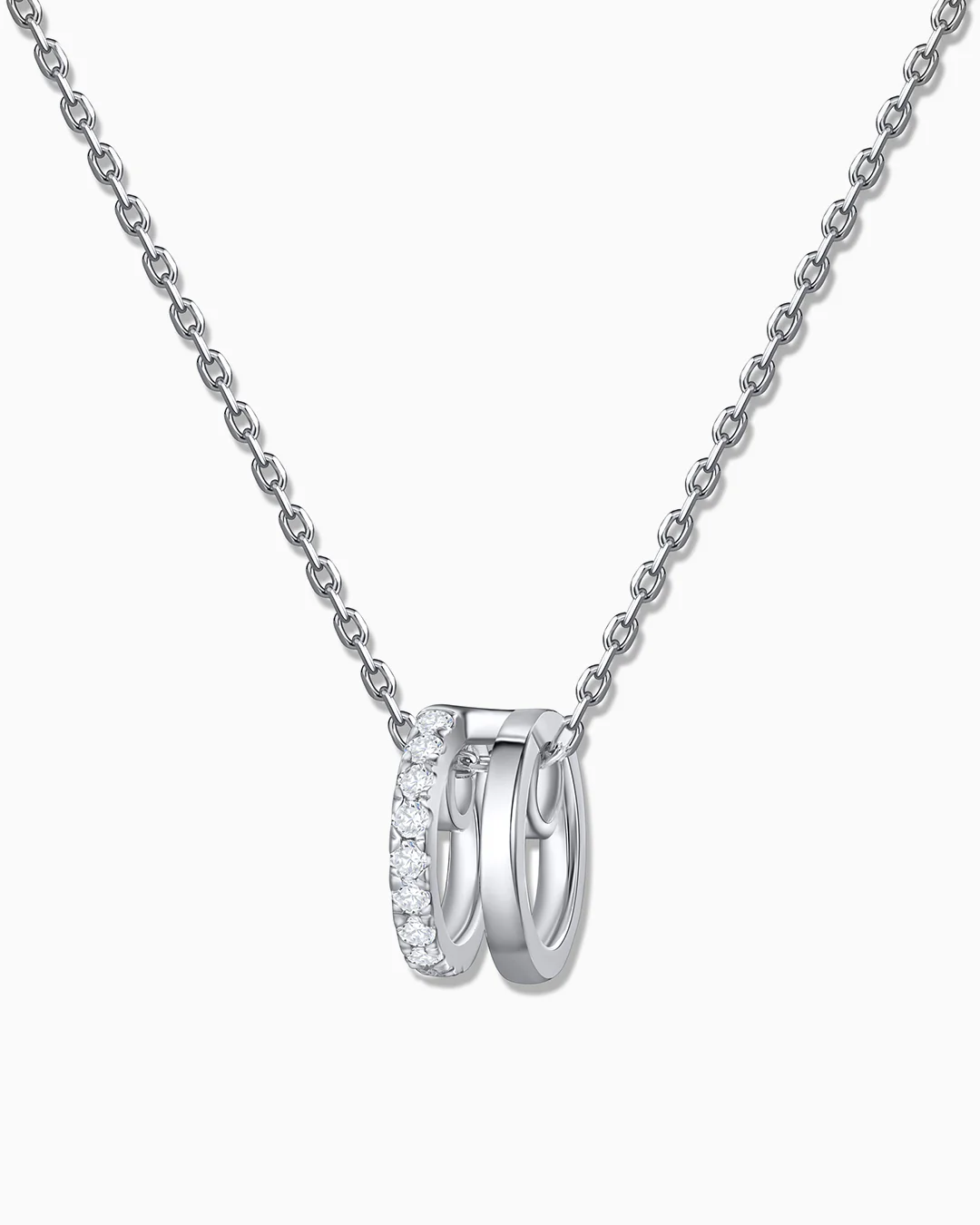 Gargantilla Selene de Diamantes en Oro Blanco de 18 Kt - Image 3