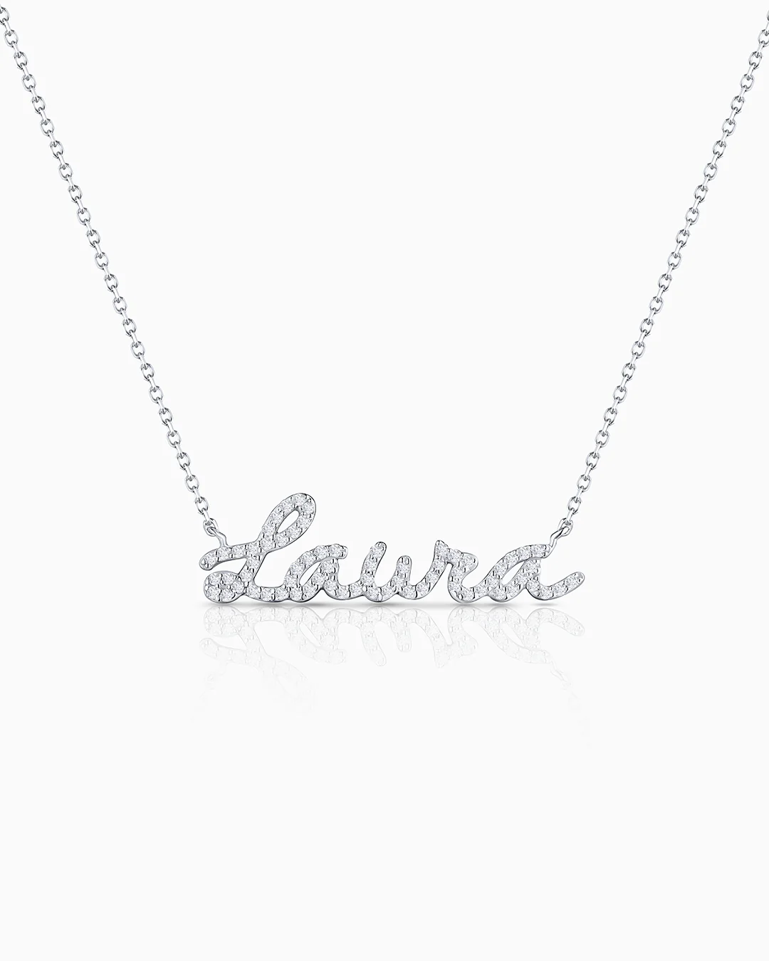 Gargantilla Signature de Diamantes en Oro Blanco de 18 Kt - Image 4