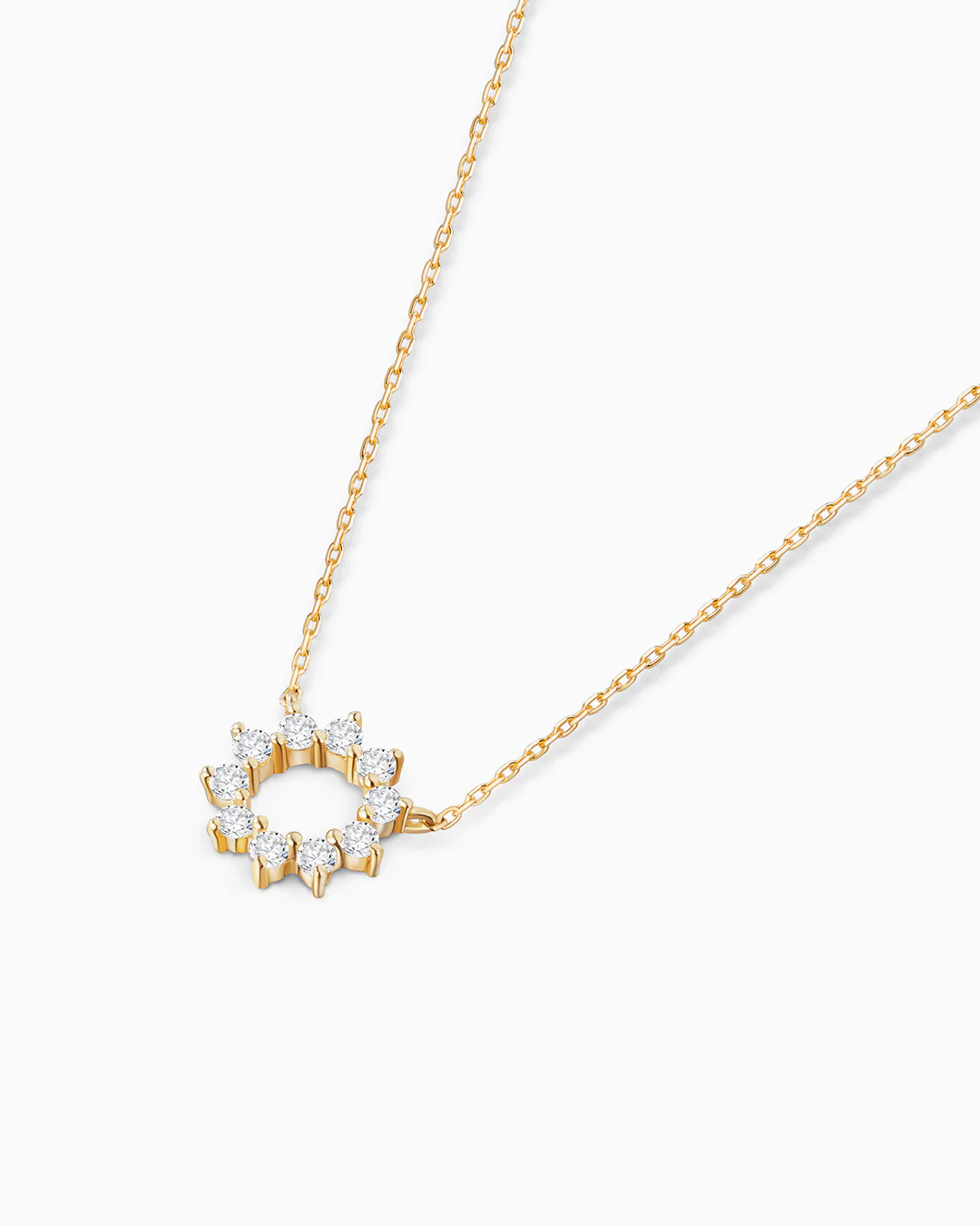 Gargantilla Soleil de Diamantes en Oro Amarillo de 18 Kt - Image 4